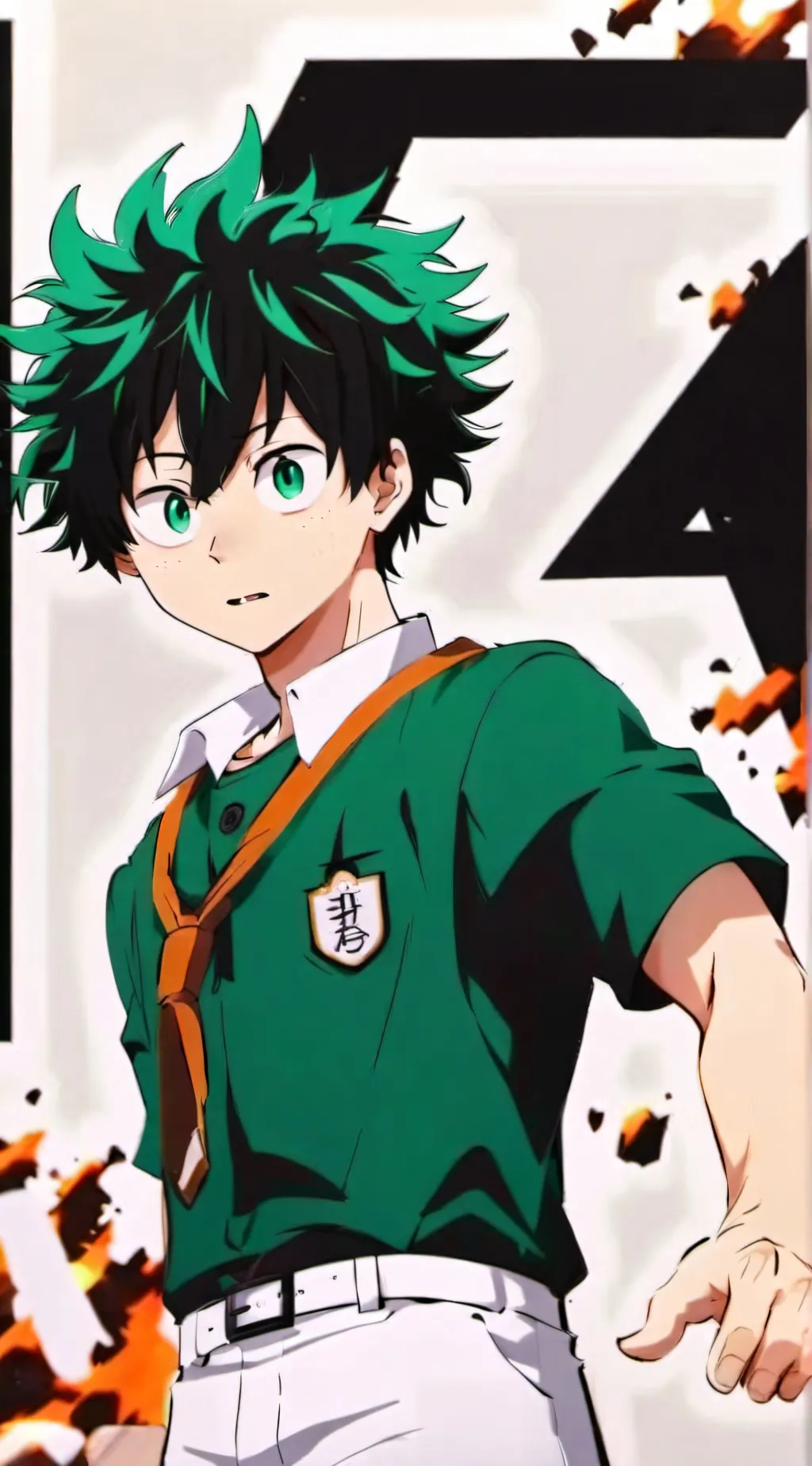 ai character: Izuku Midorya background