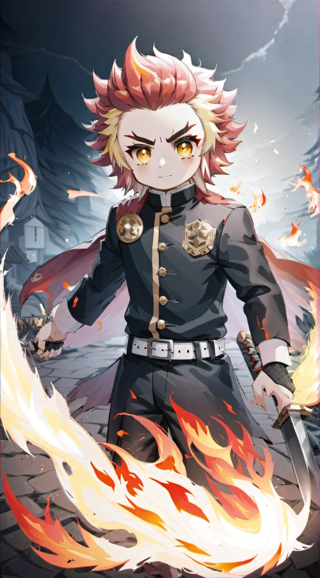 ai character: rengoku  background