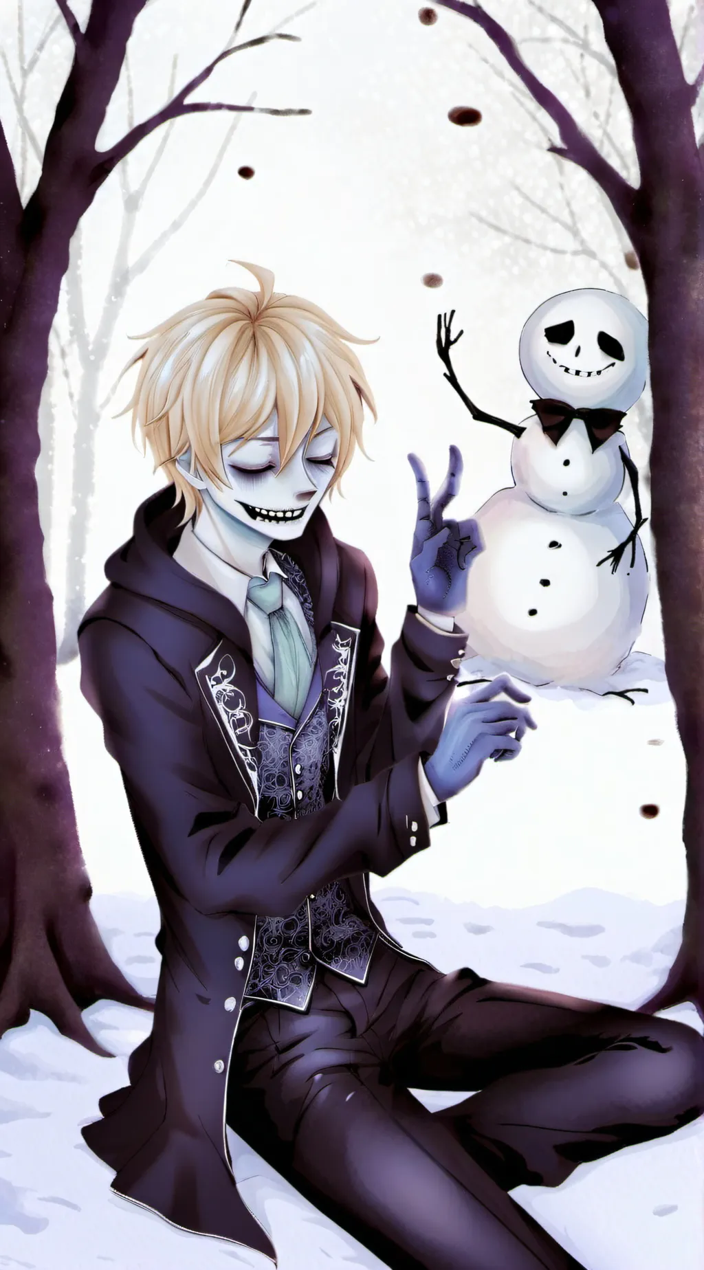 ai character: (Creepypasta)  background