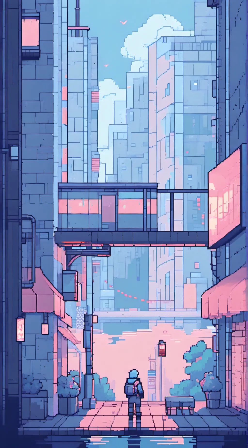 ai character: Undertale background
