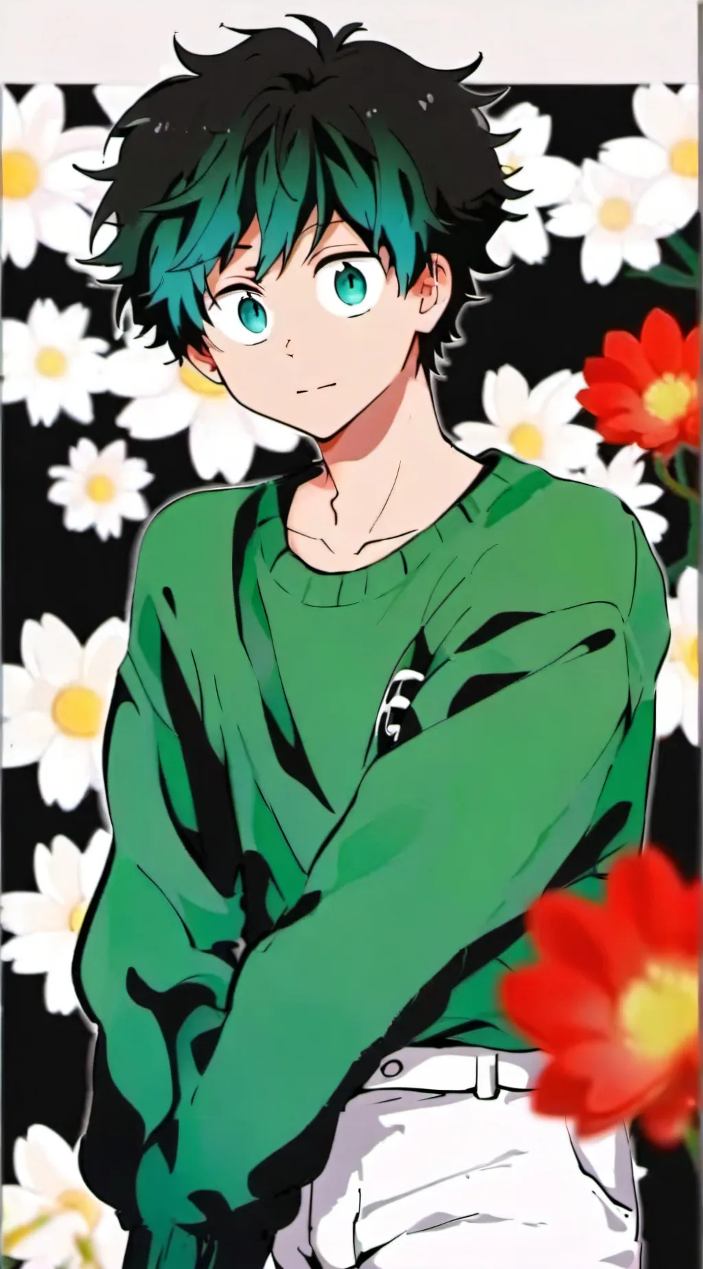 ai character: deku background