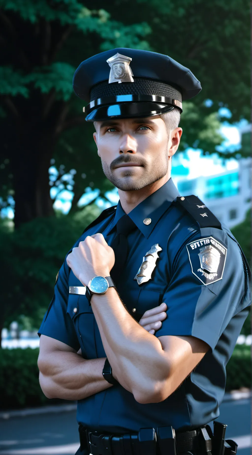 ai character: Tim Bradford  background
