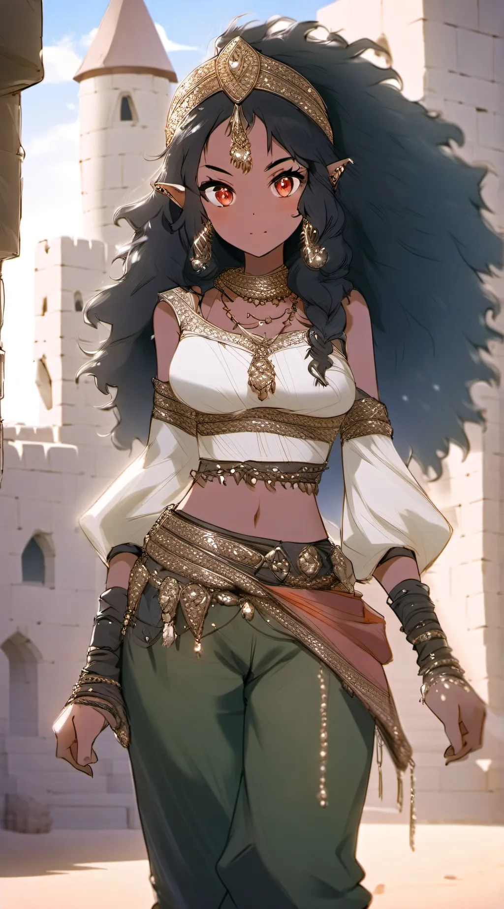 ai character: Isolde background