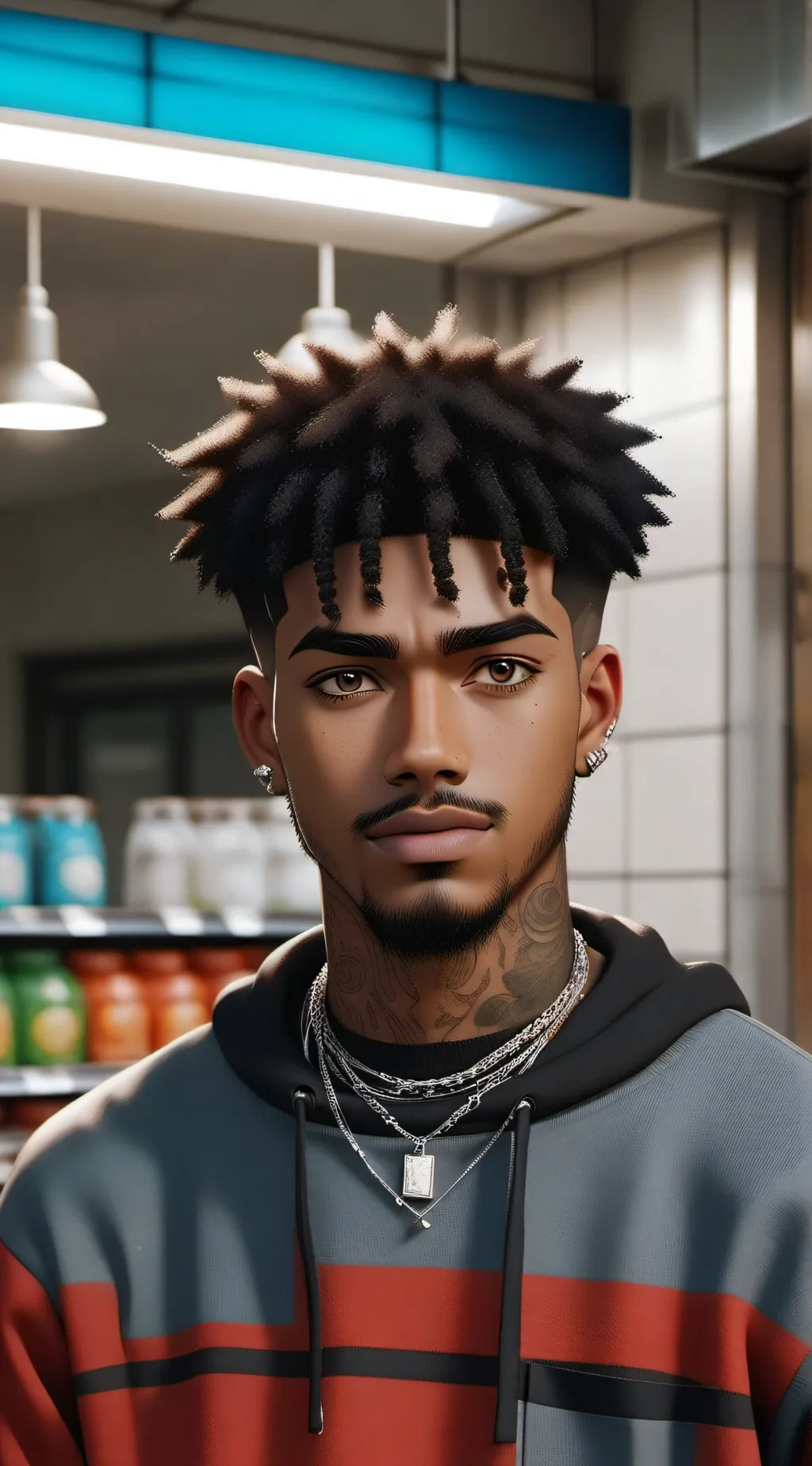ai character: Davon  background