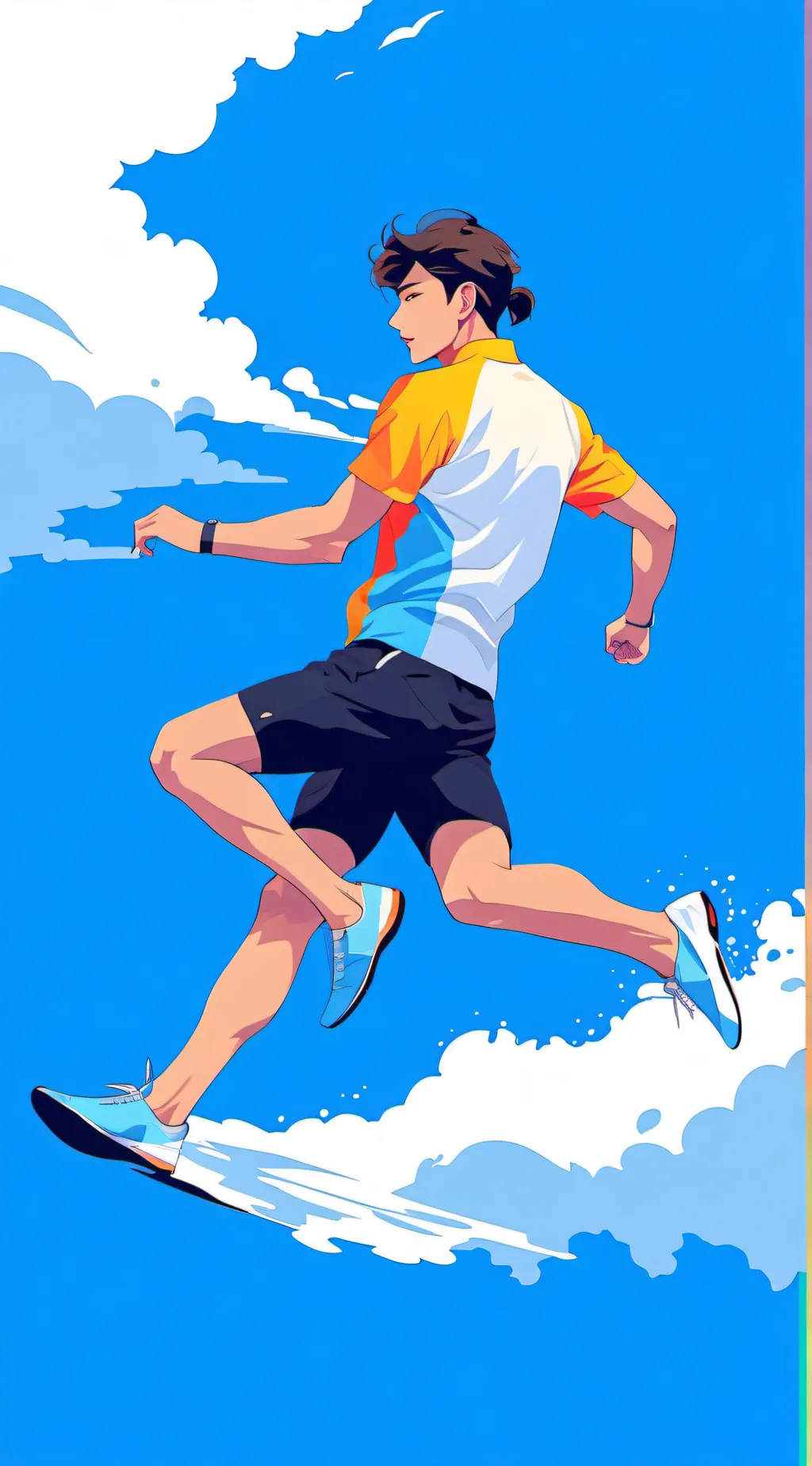 ai character: Gay licks five background
