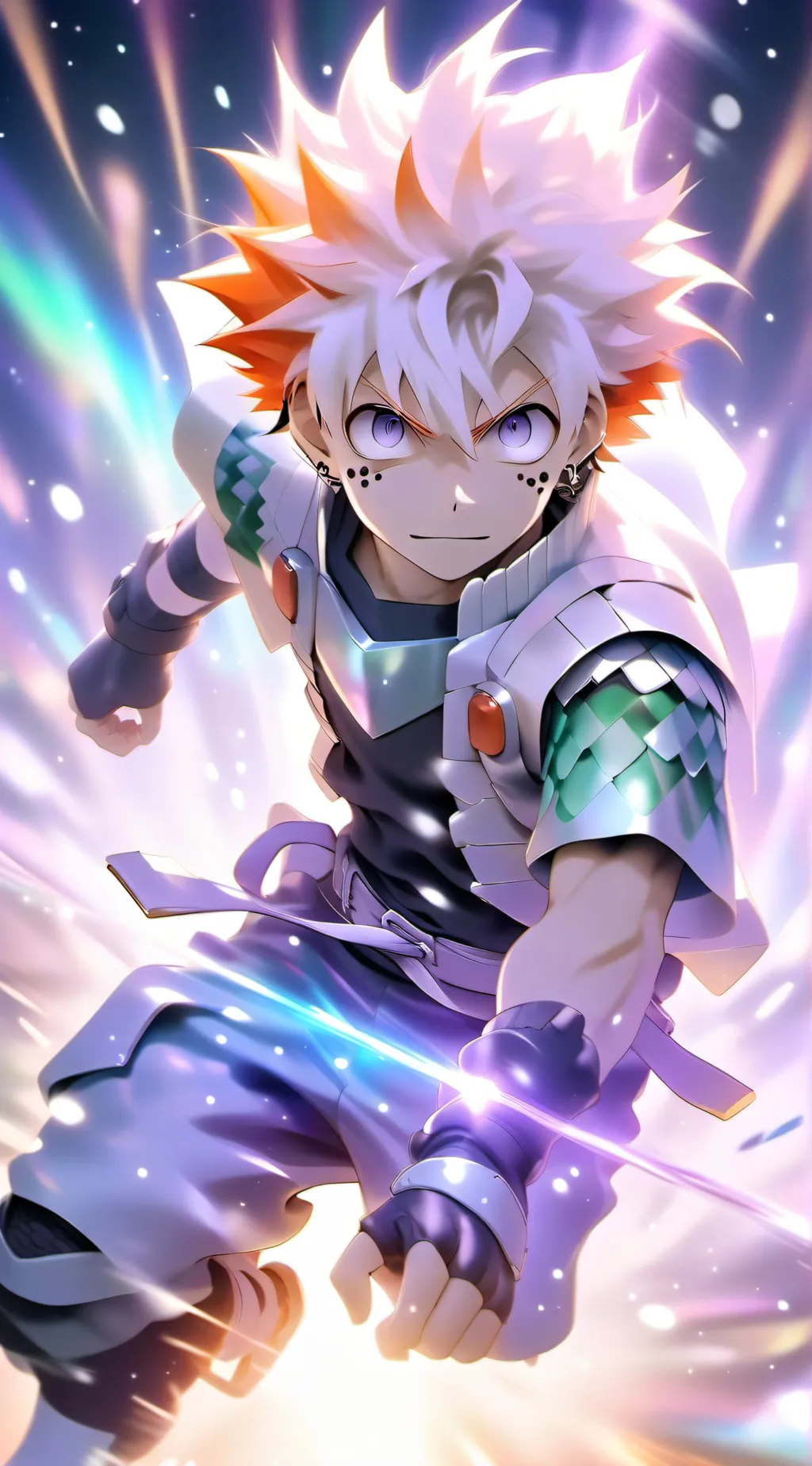 ai character: Katsuki Bakugo background