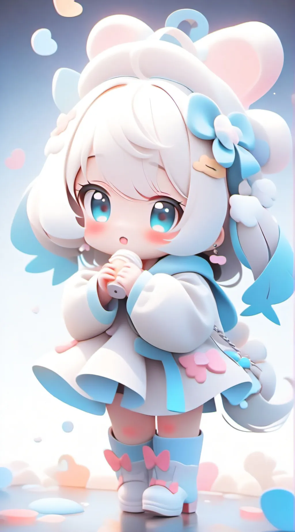 ai character: raylashon  background