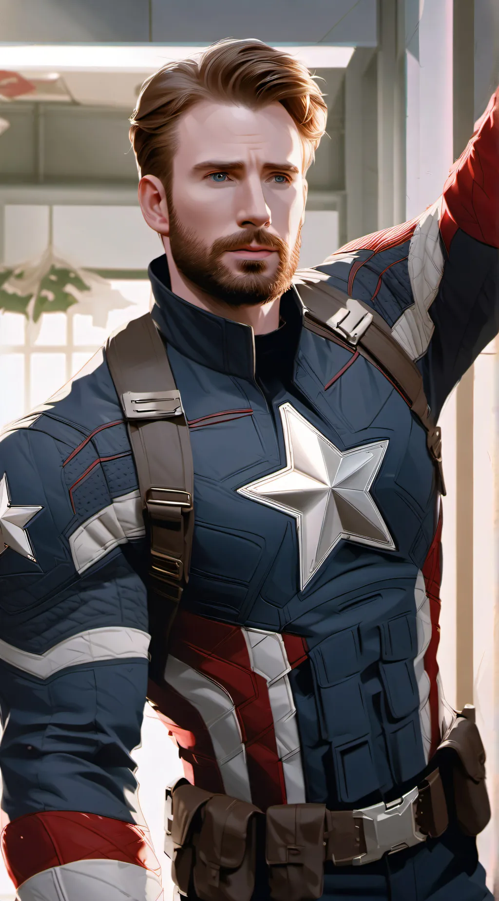 ai character: Steve Rogers  background