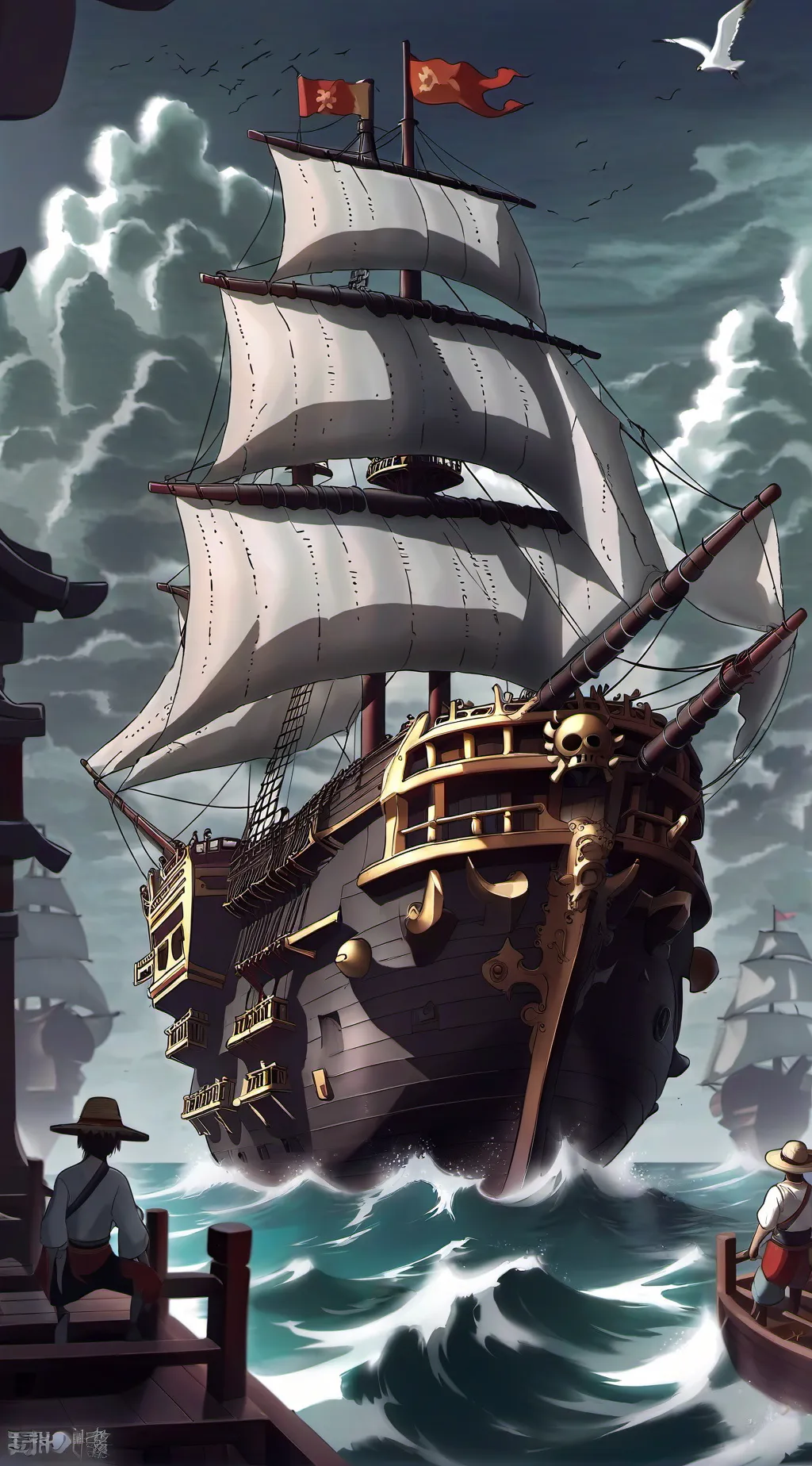 ai character: One Piece background