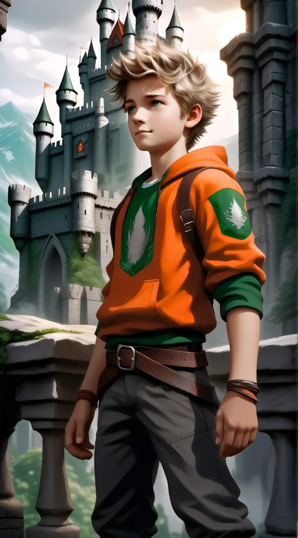 ai character: Cole  background