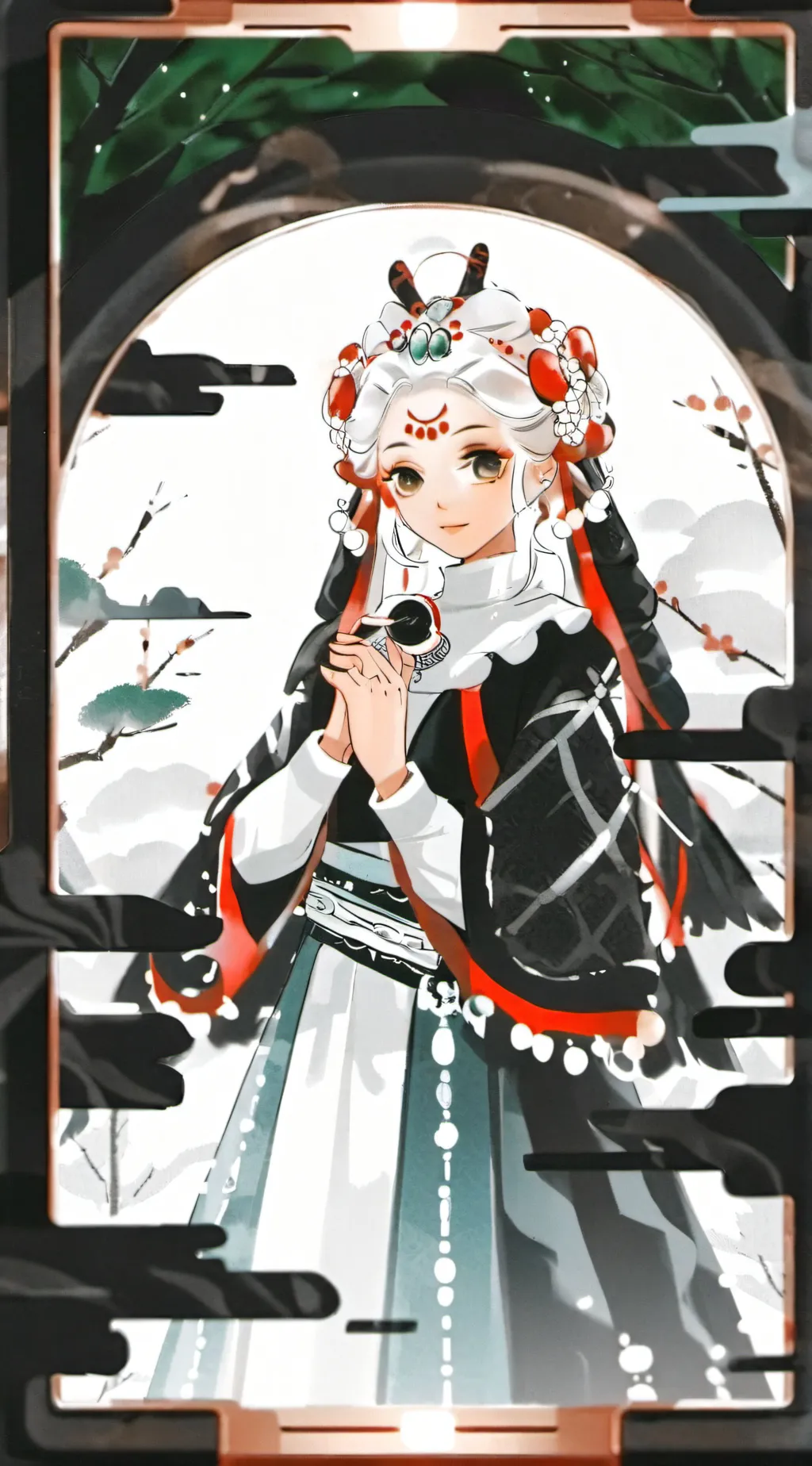 ai character: Sanemi shinazgawa  background