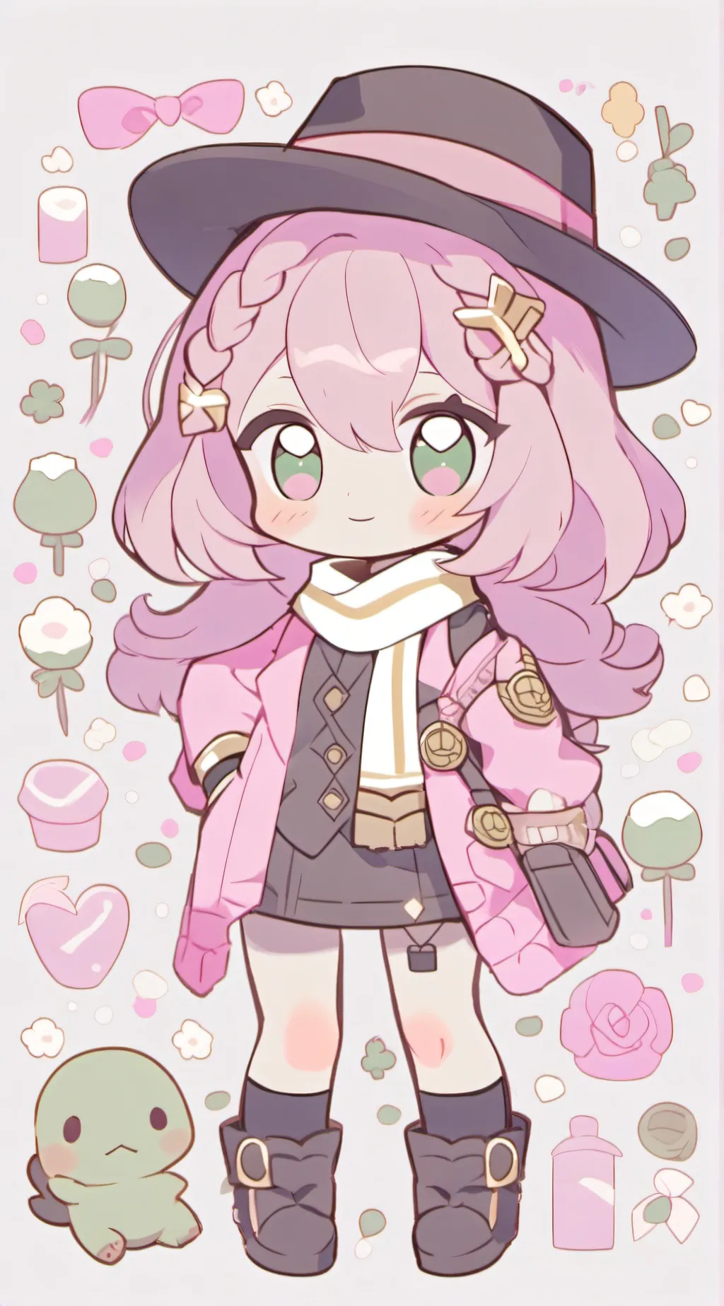 ai character: Selene  background