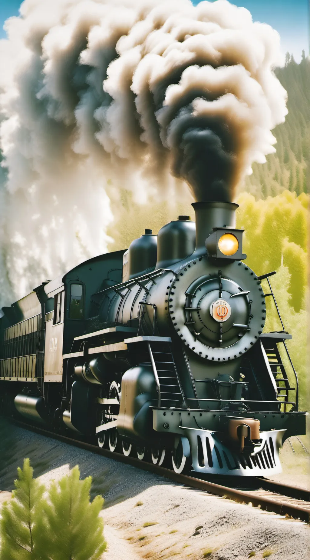ai character: Union pacific  background