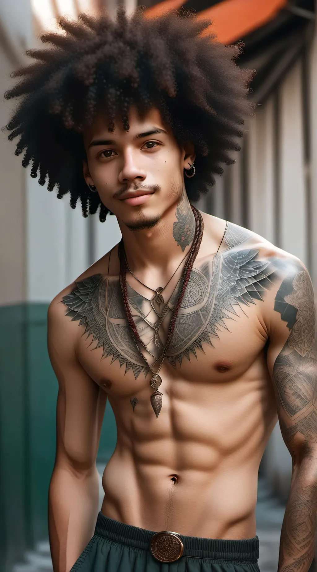 ai character: Zay background