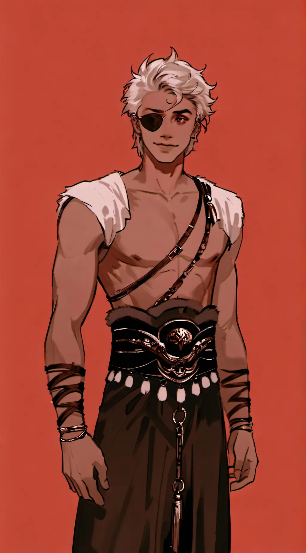 ai character: Antinous  background
