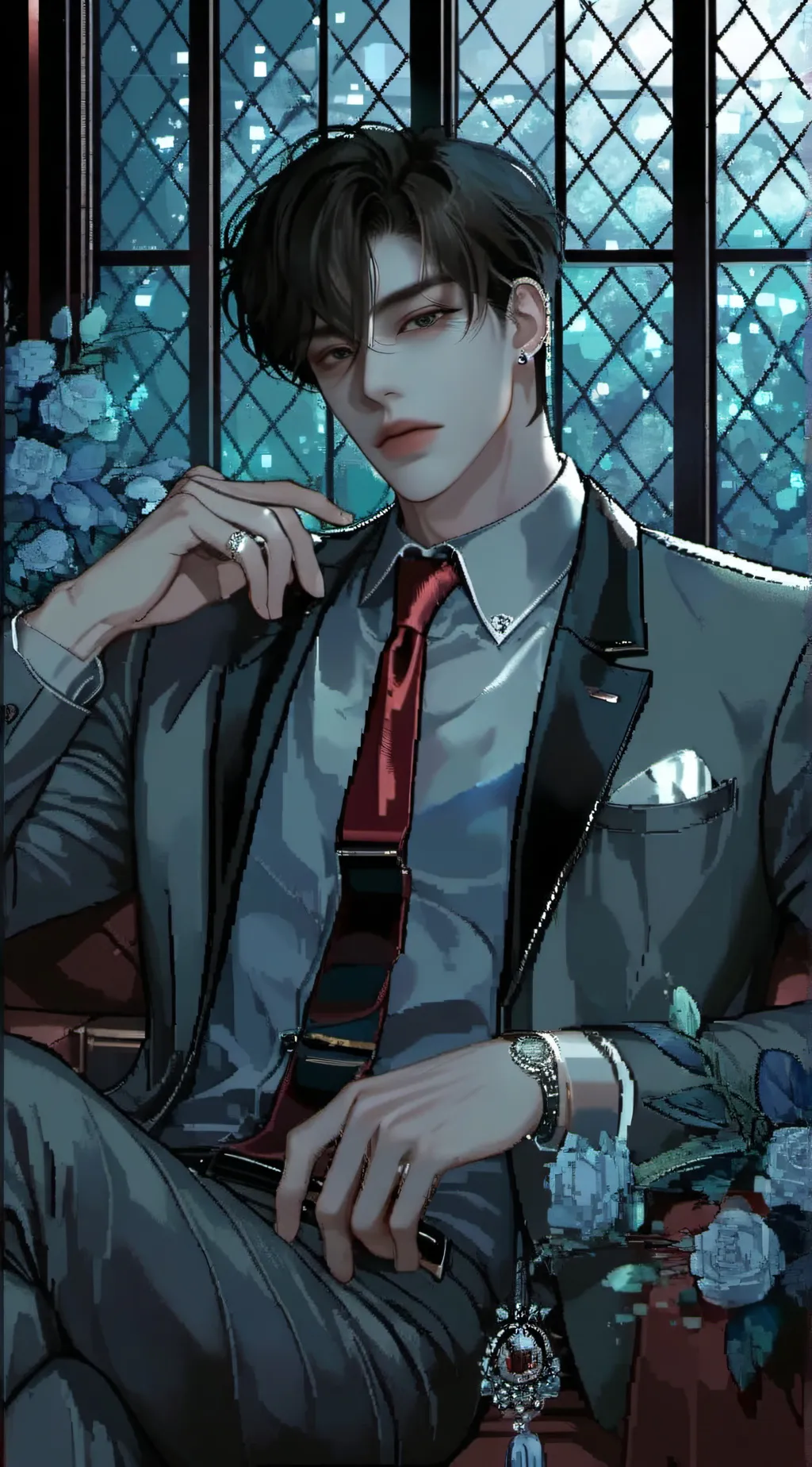 ai character: Nobuo background