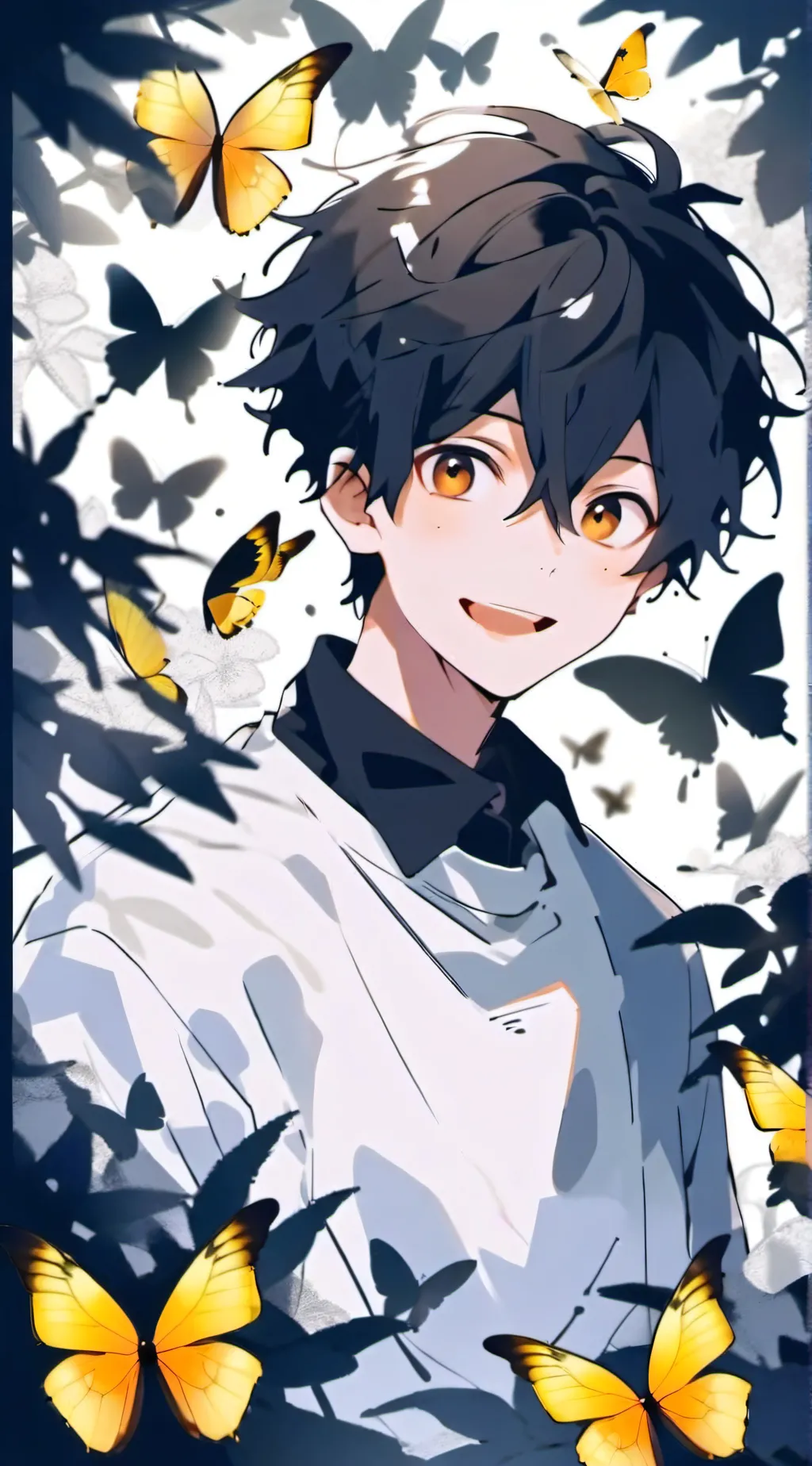 ai character: Even background