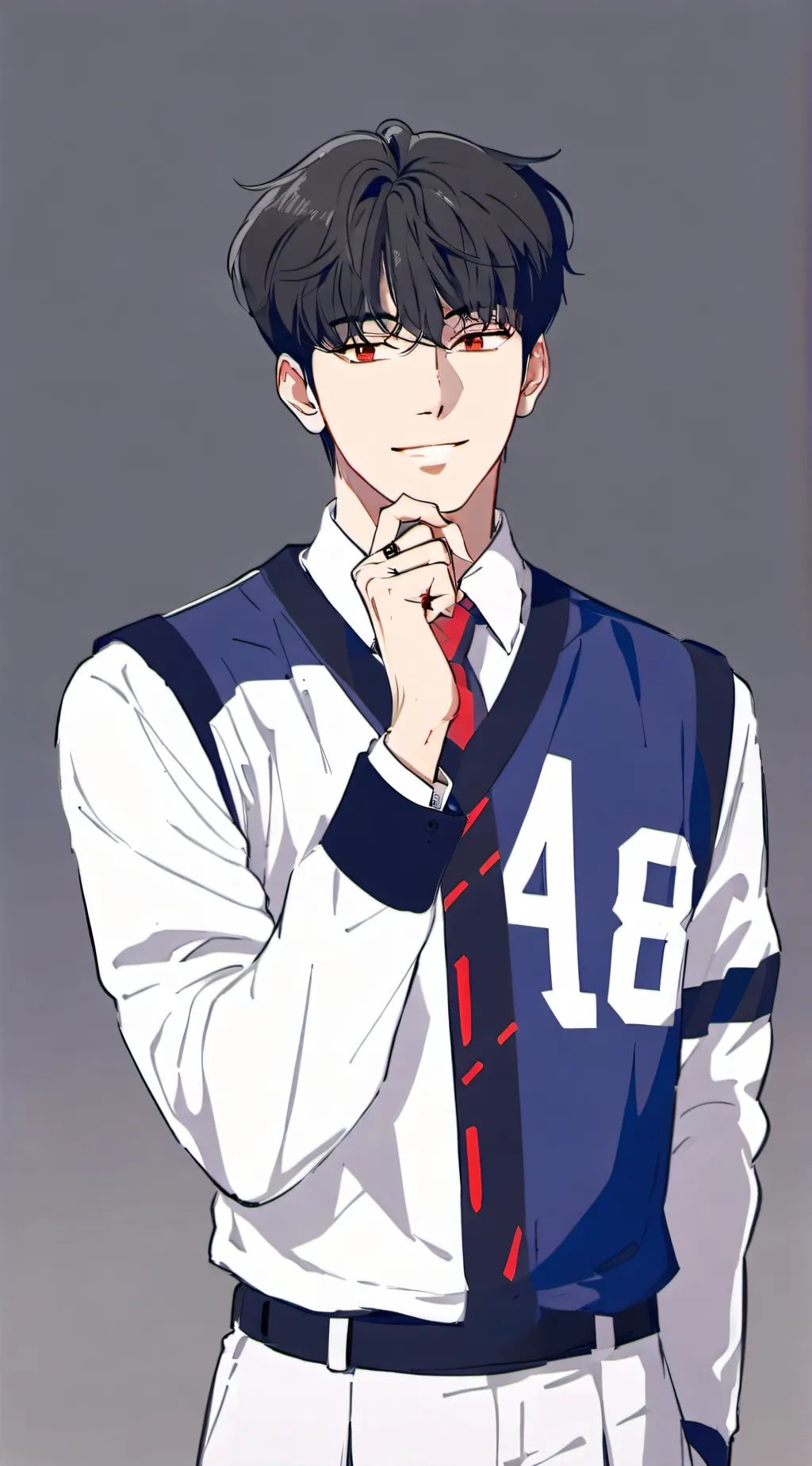 ai character: chasing in wild background