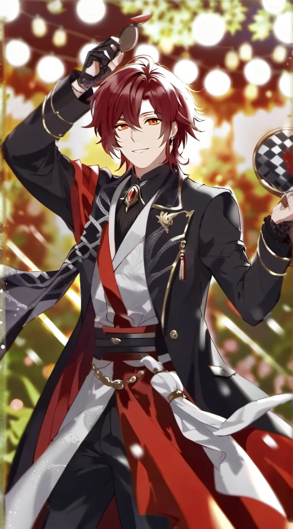 ai character: Aden Komichi background