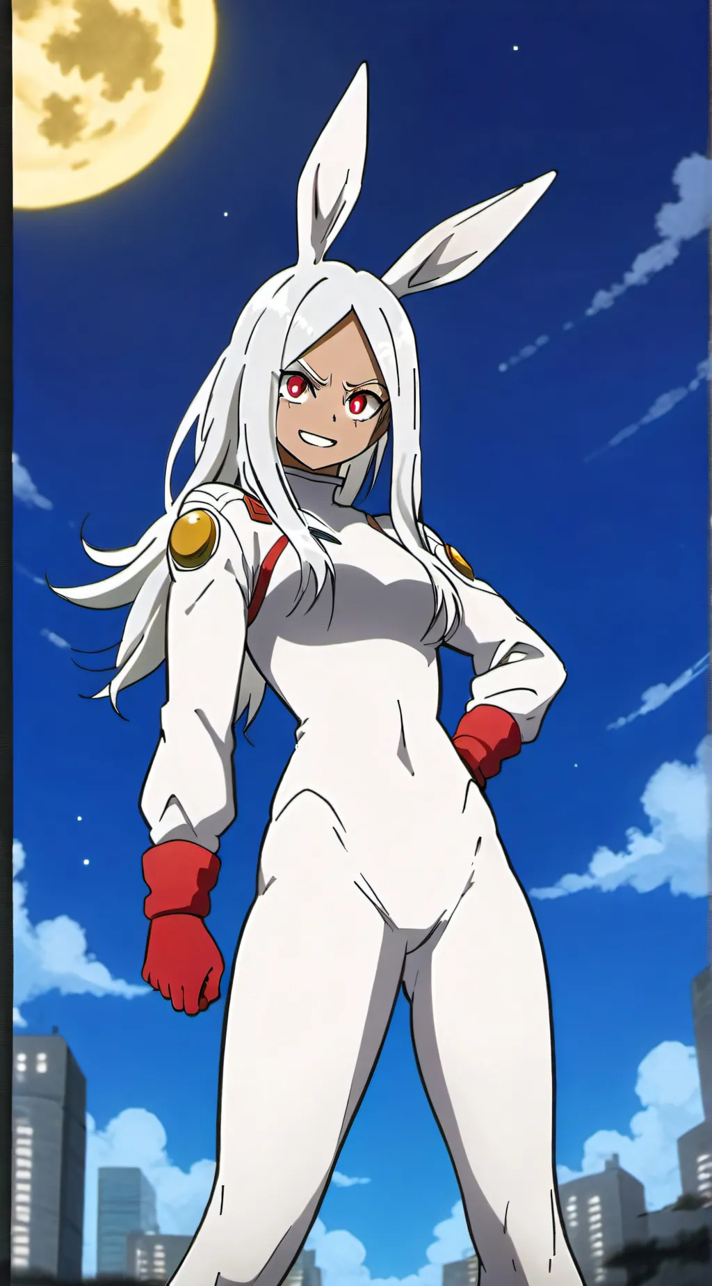 ai character: Mirko MHA background