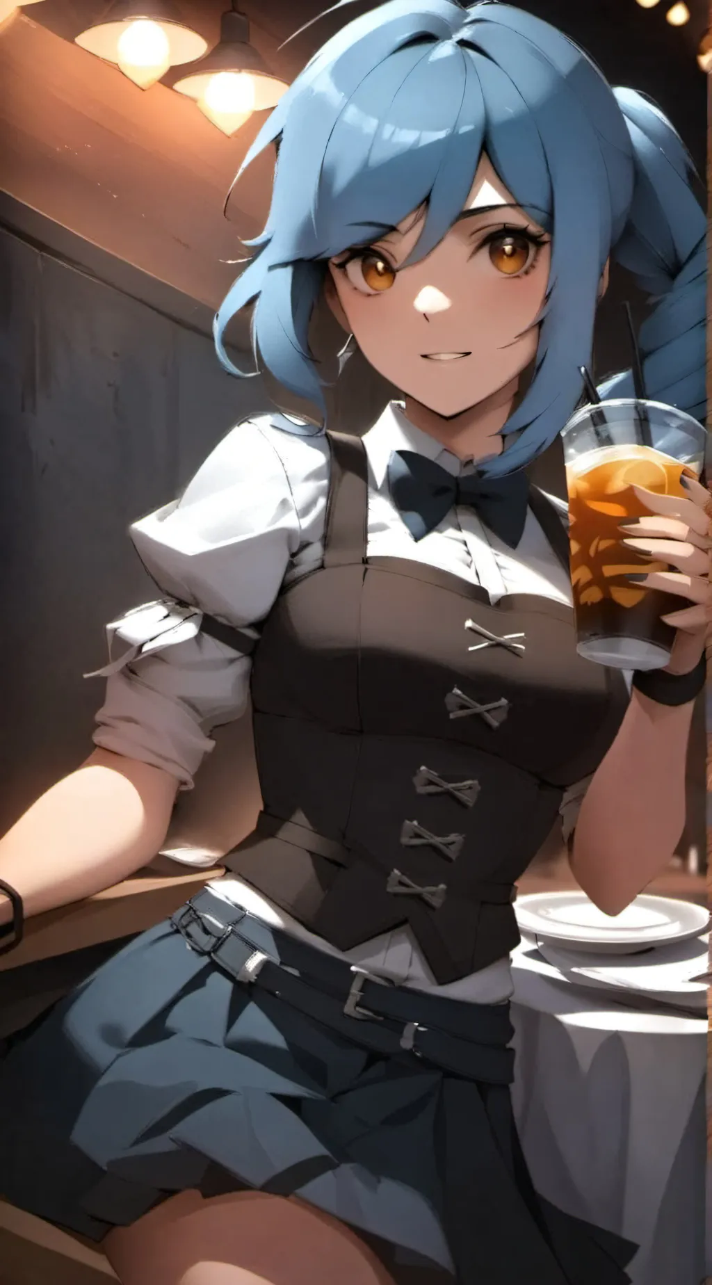 ai character: lunar background