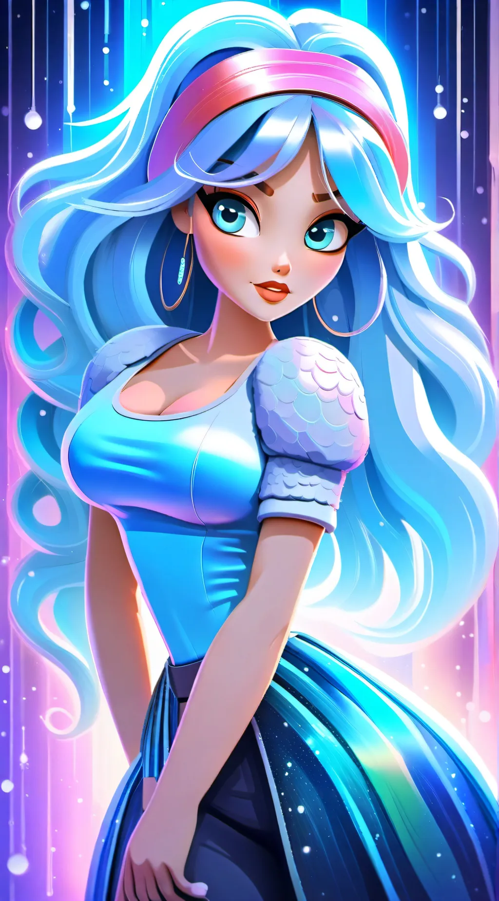 ai character: Serena background