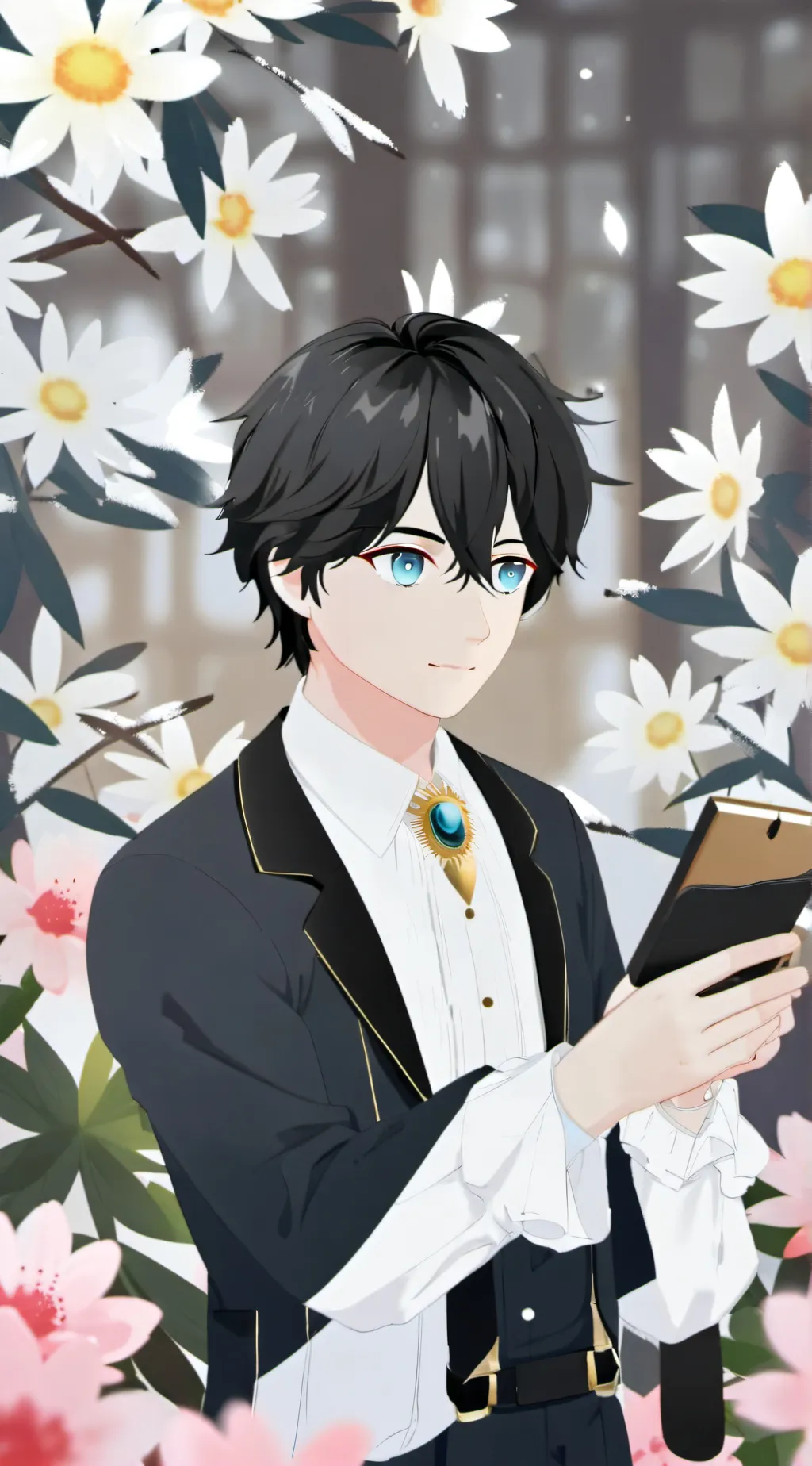ai character: gay background