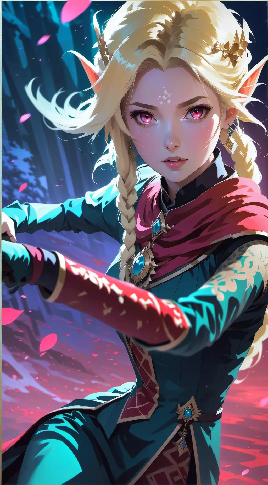ai character: Marlee  background
