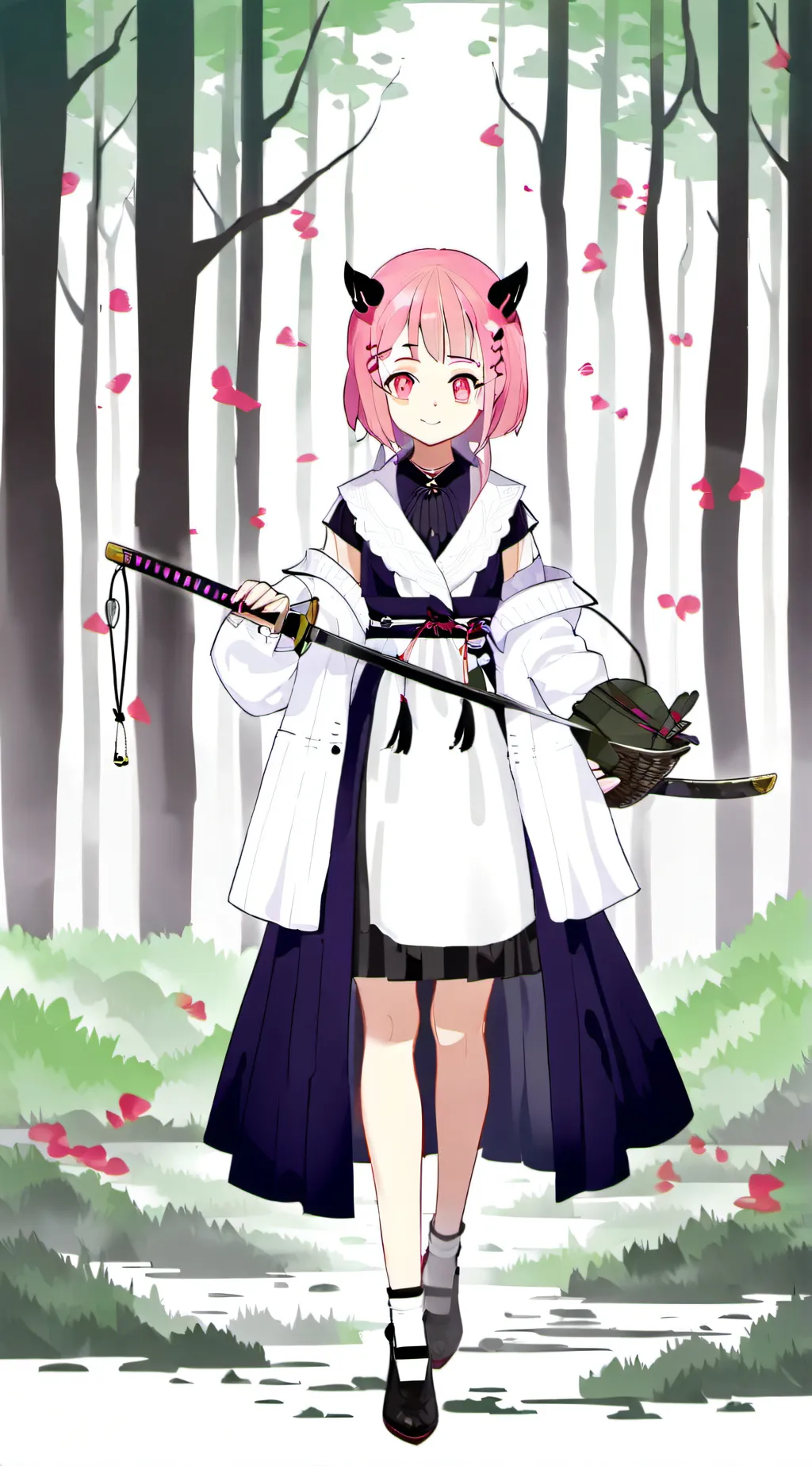 ai character: demon slayer background