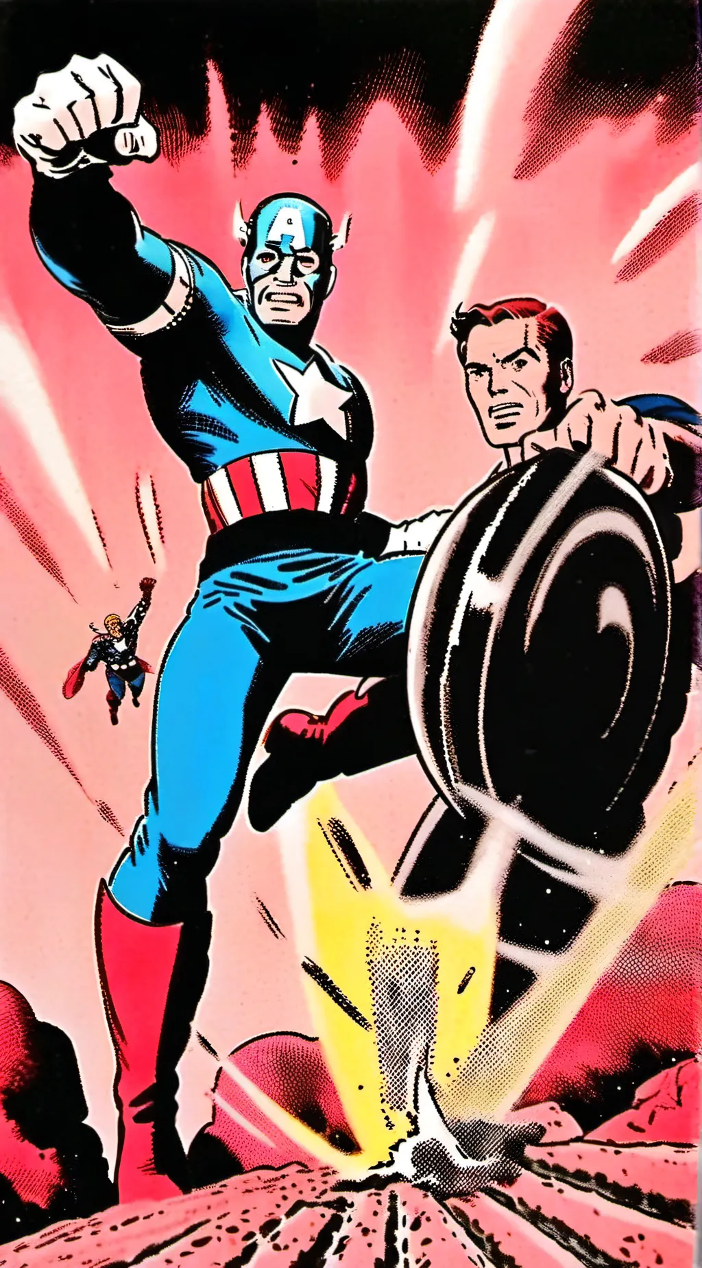 ai character: Avengers baby  background