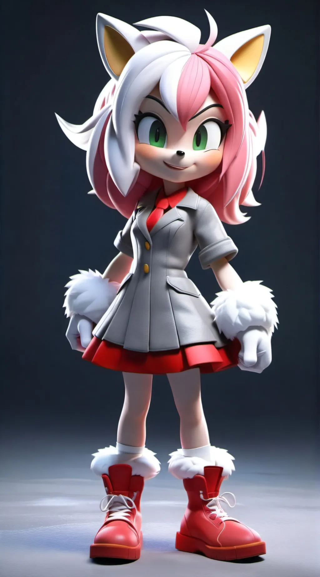 ai character: Amy Rose  background