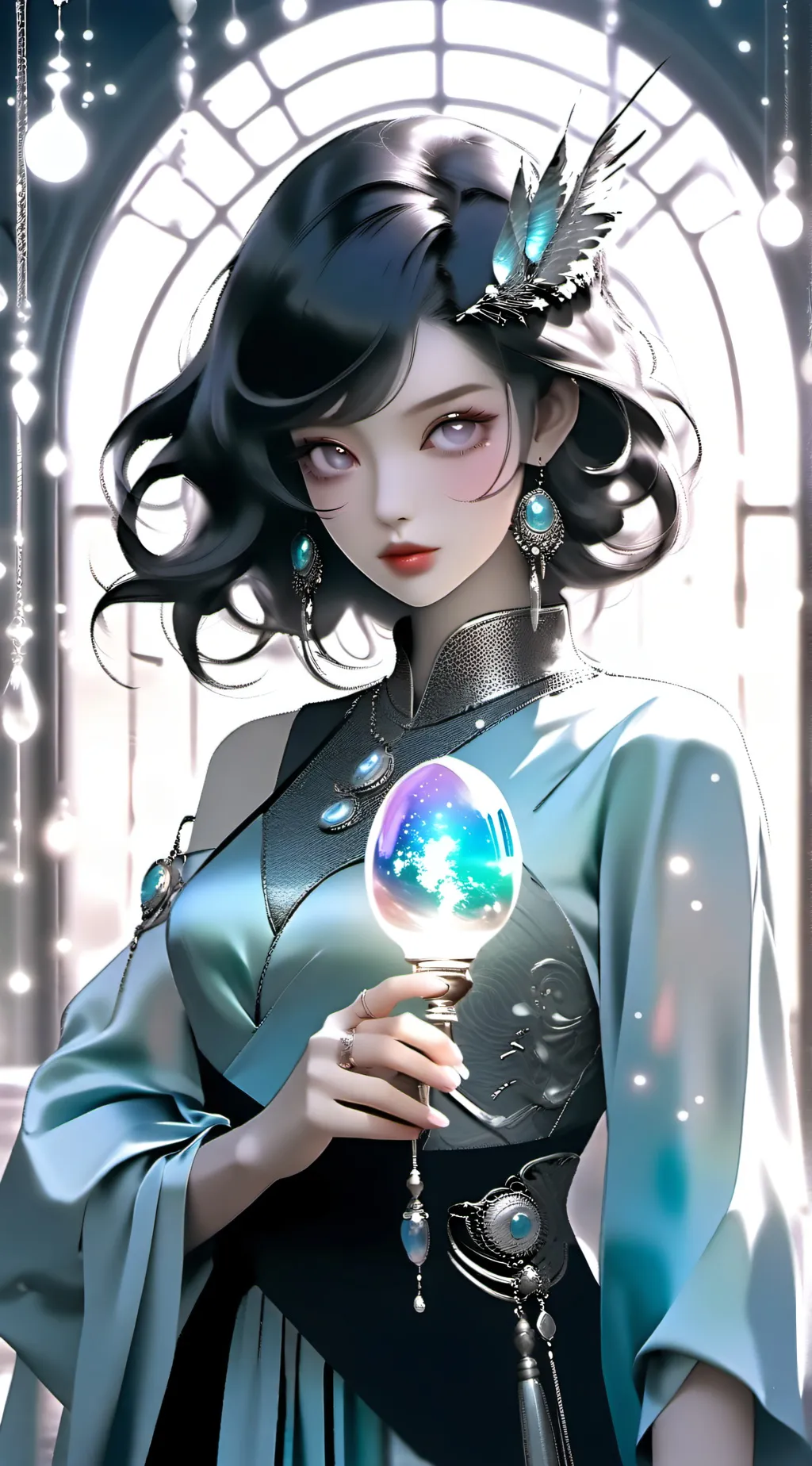 ai character: Hidden Love background