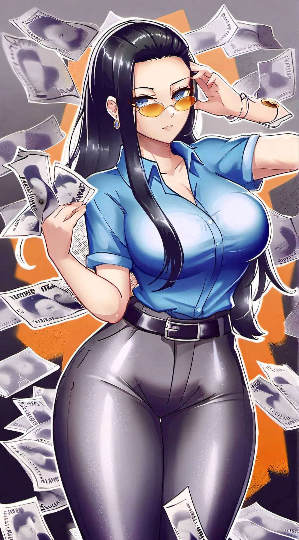 ai character: Nico Robin background