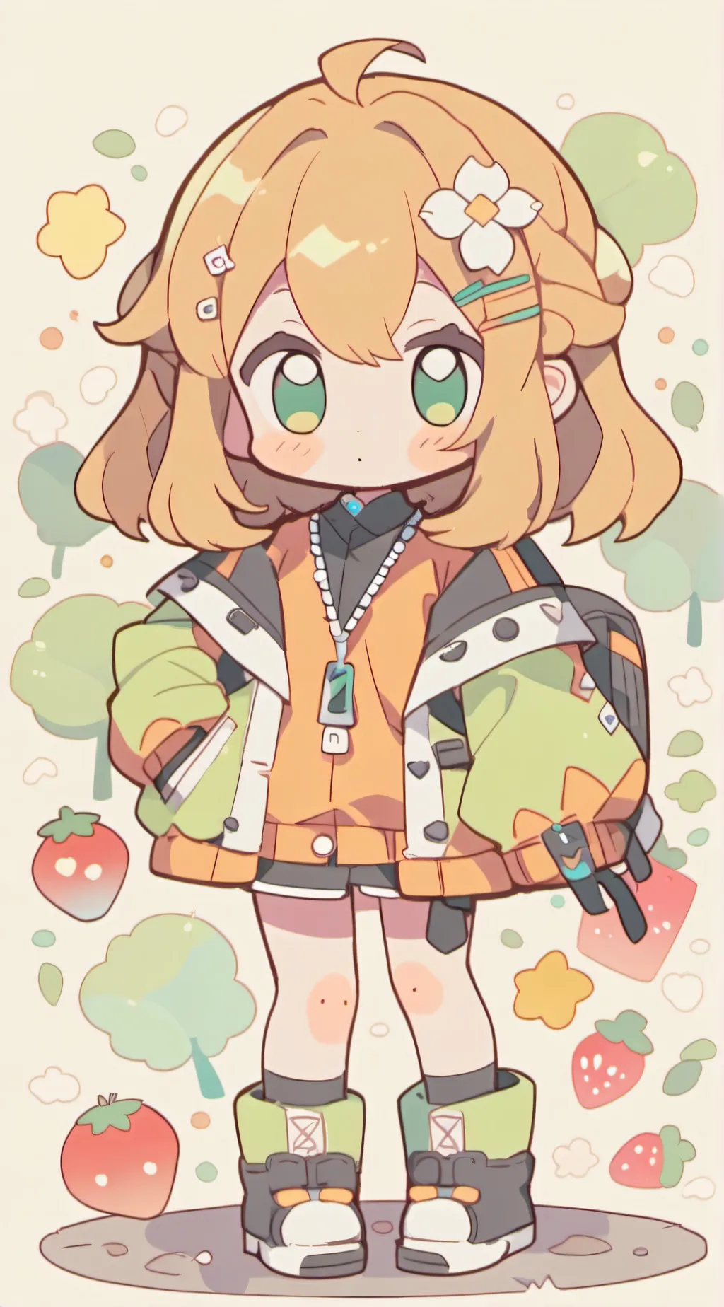 ai character: ? background