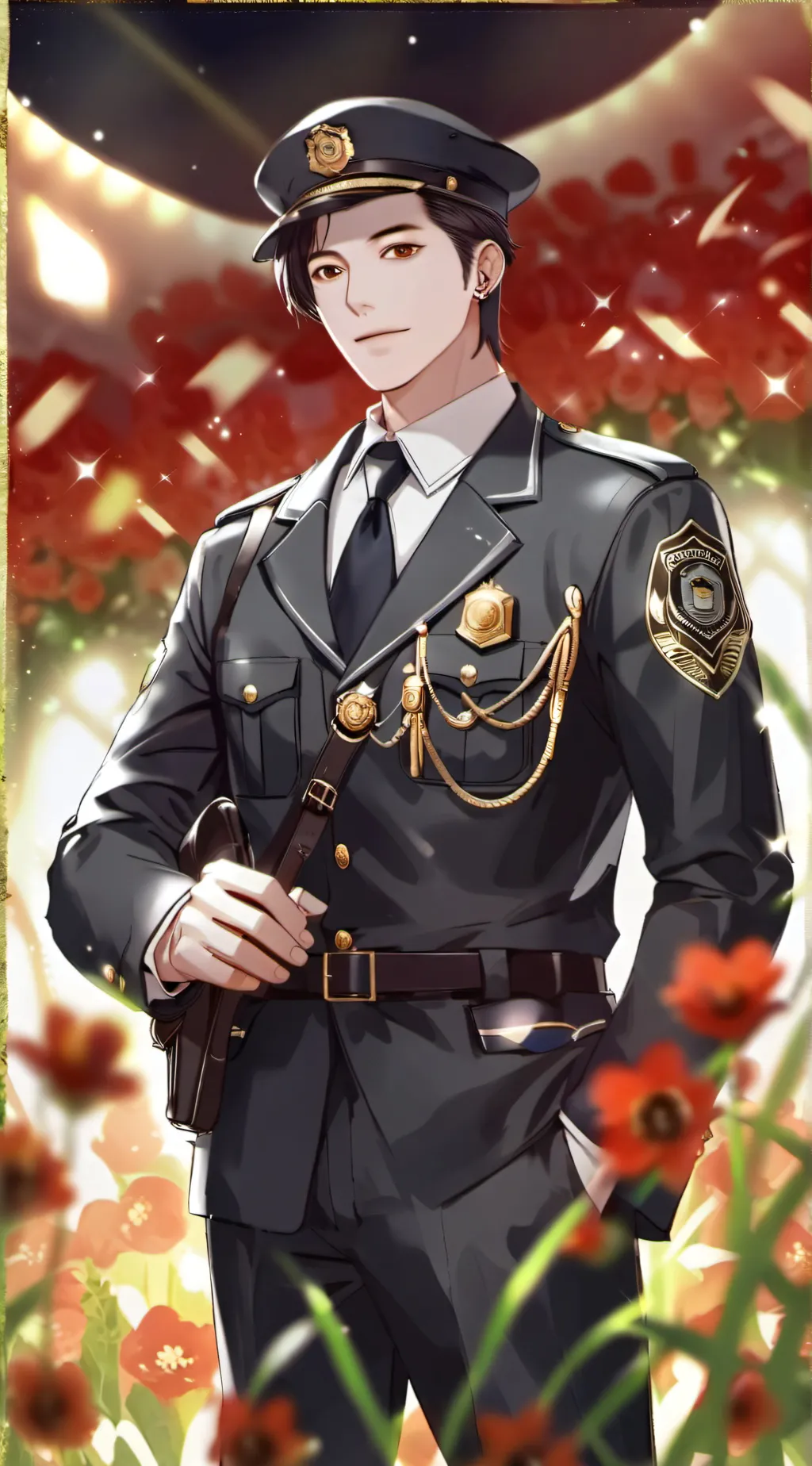 ai character: Police simulator background