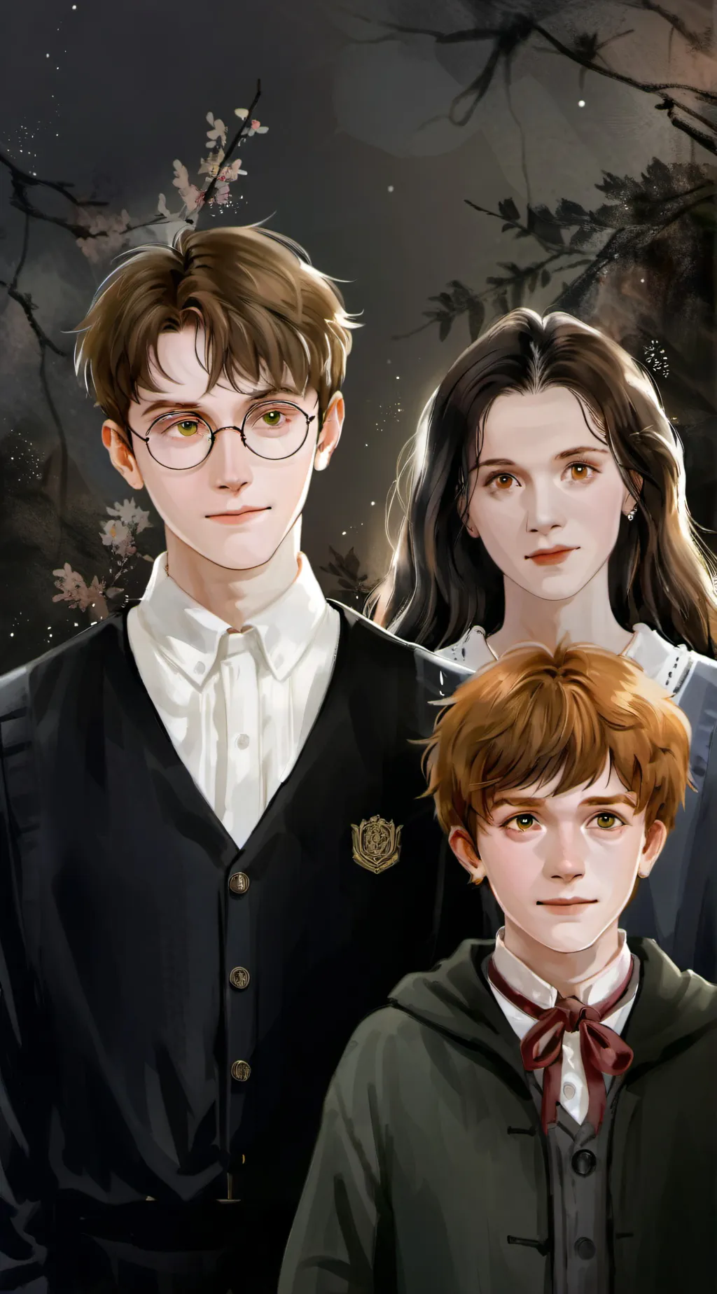 ai character: Hogwarts background