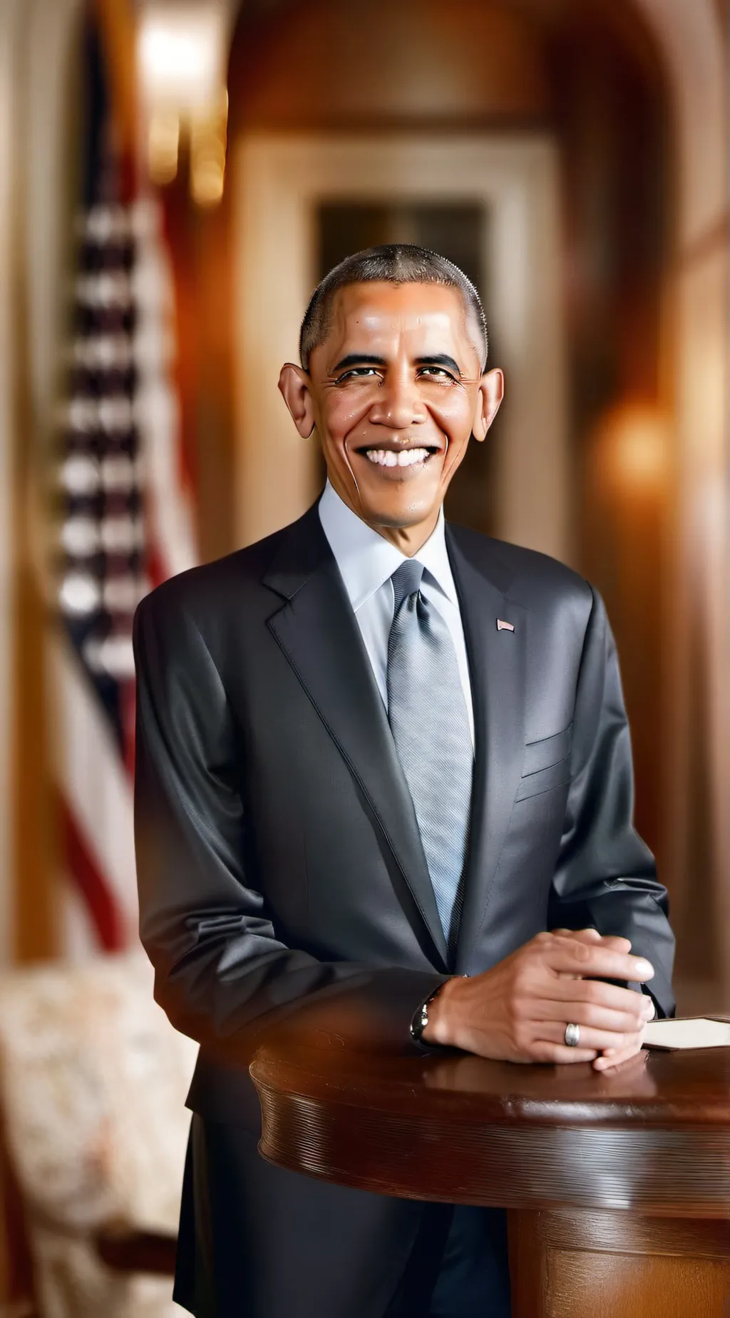 ai character: Obama background