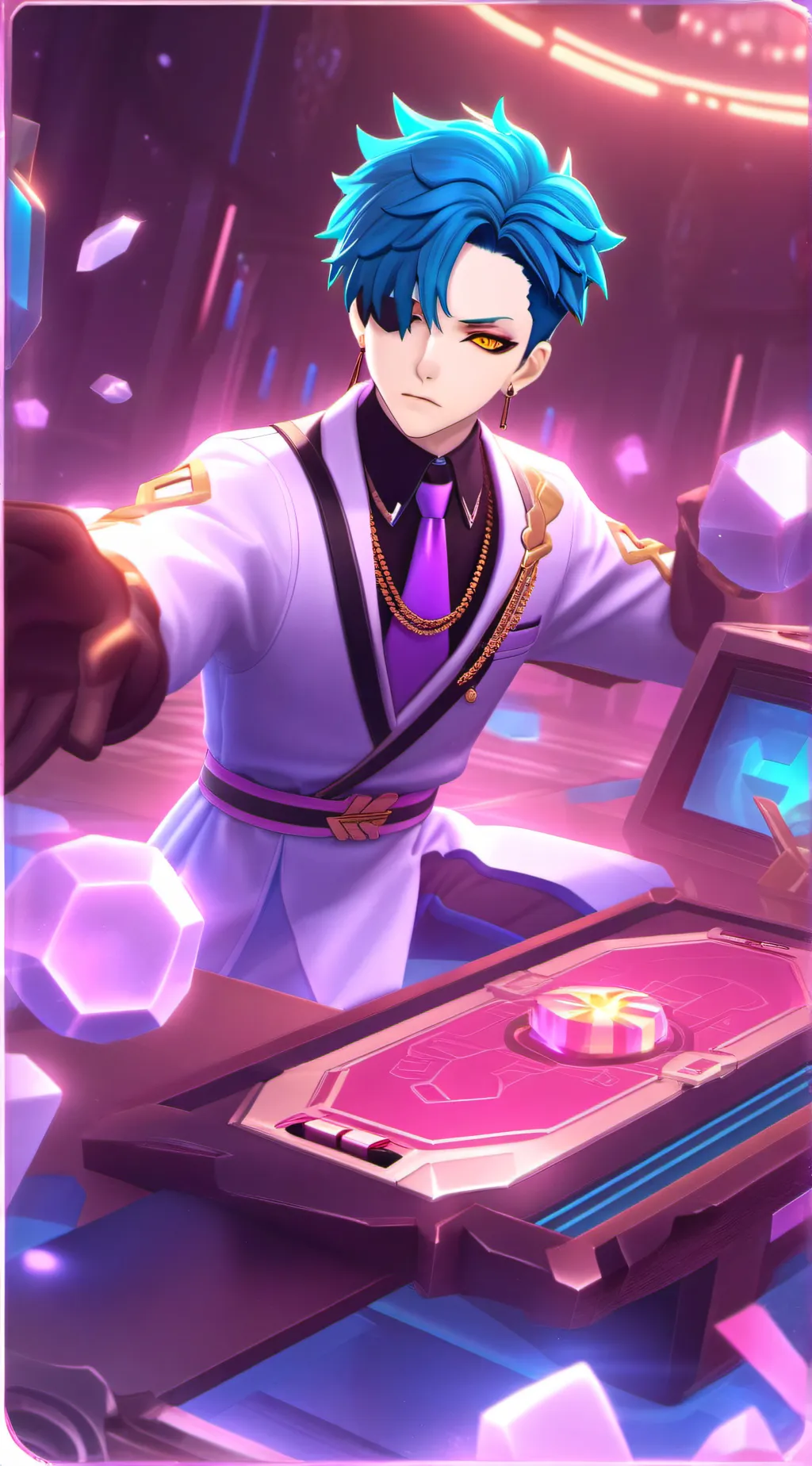 ai character: Quzon background