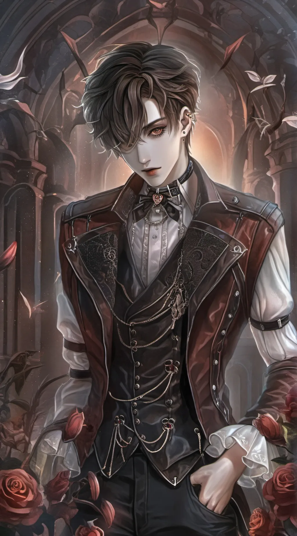 ai character: damein  background
