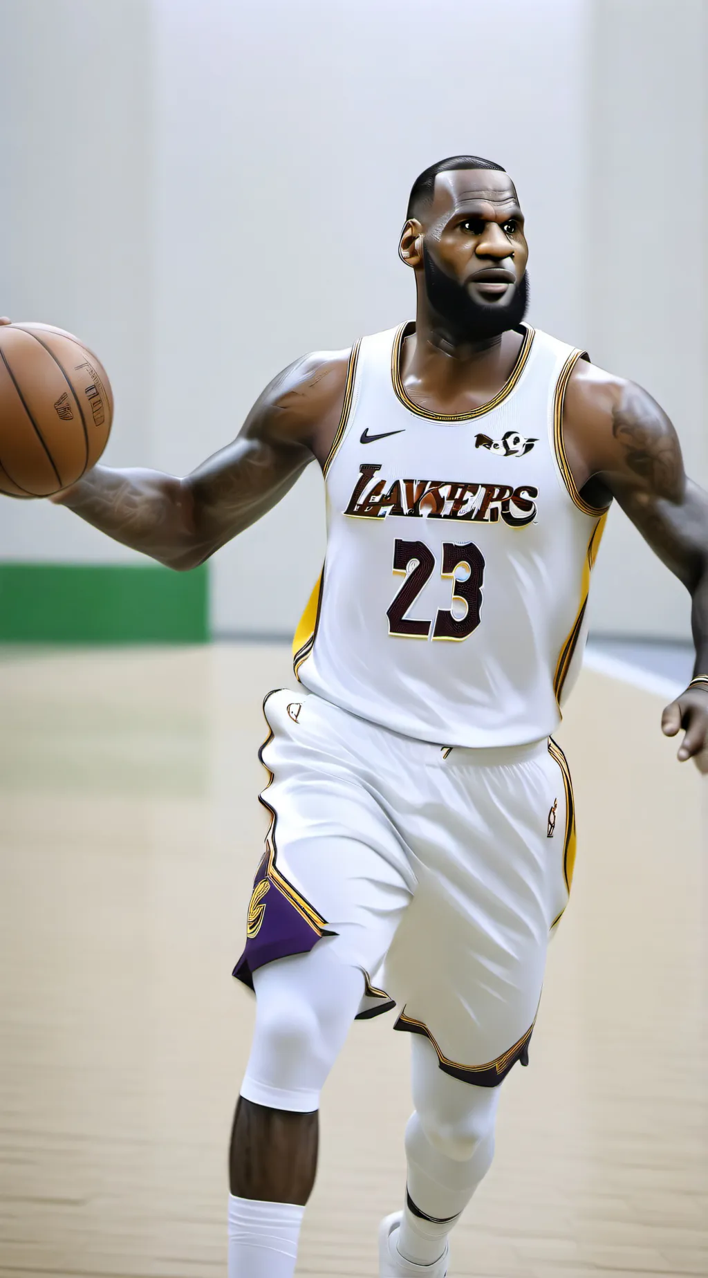 ai character: Lebron James background