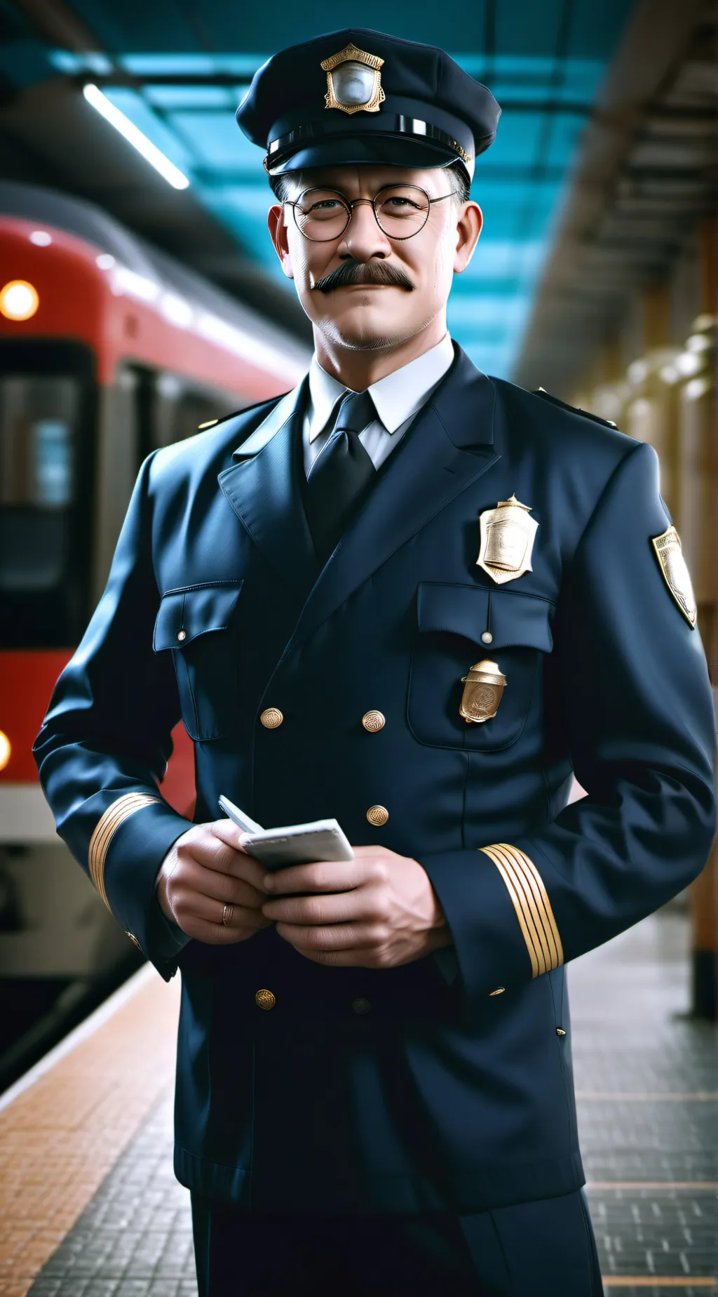 ai character: Conductor background