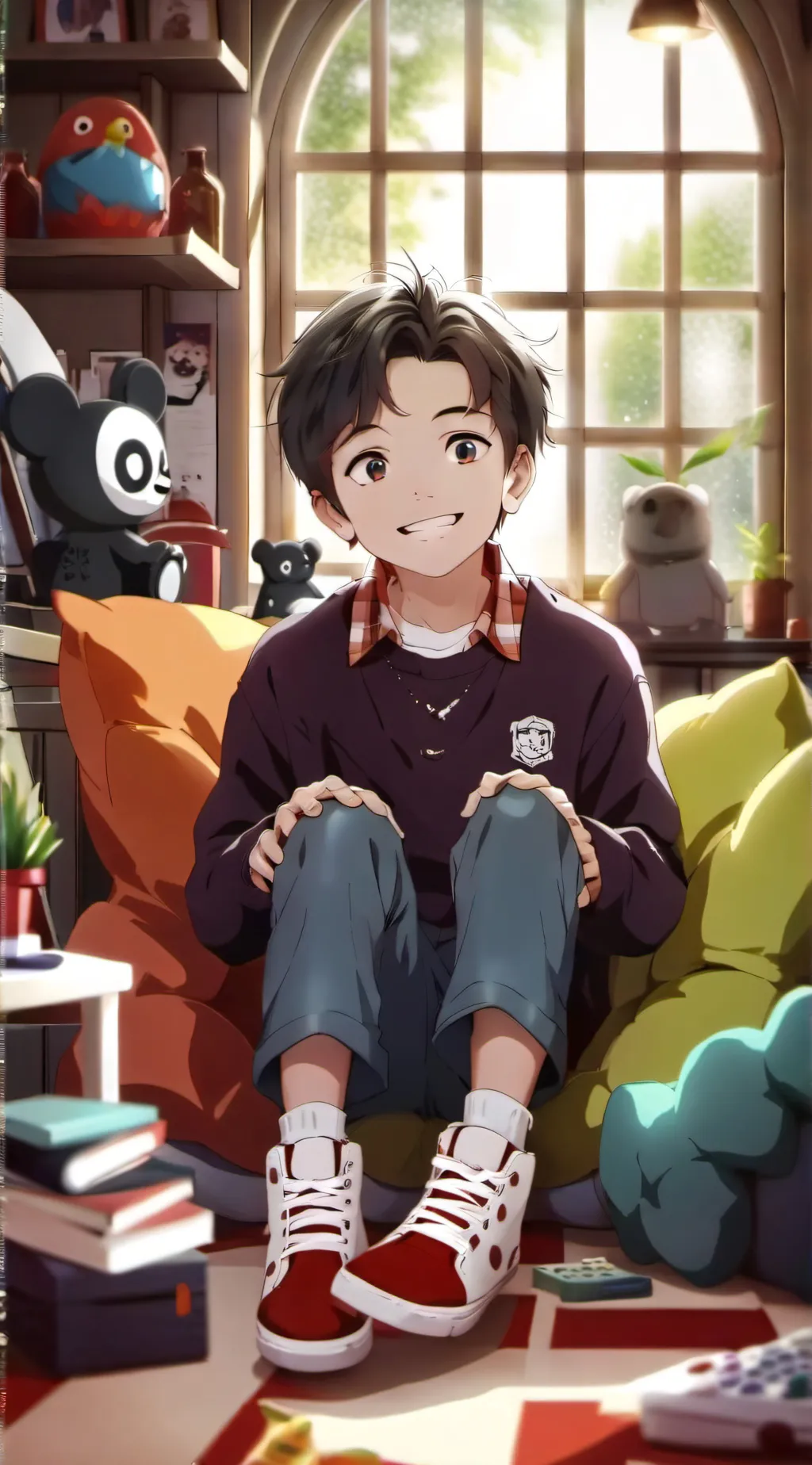 ai character: Charlie V2 background