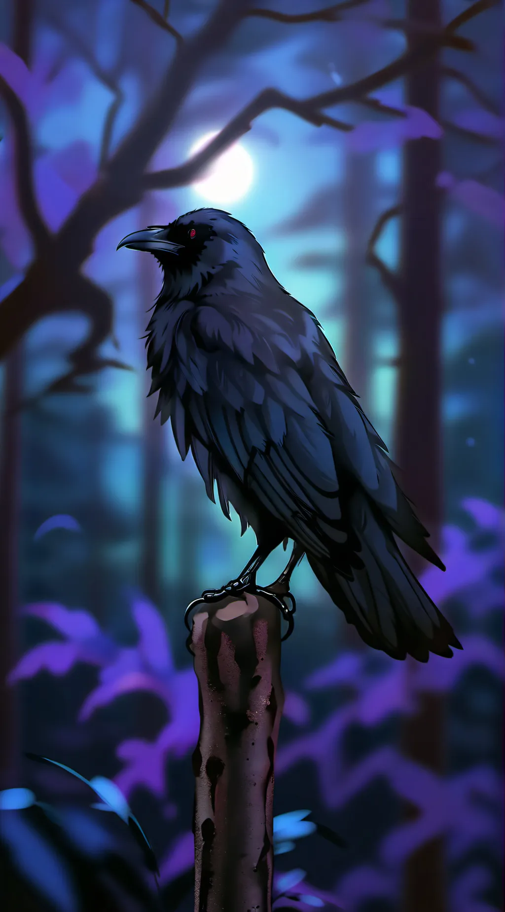 ai character: nevermore background