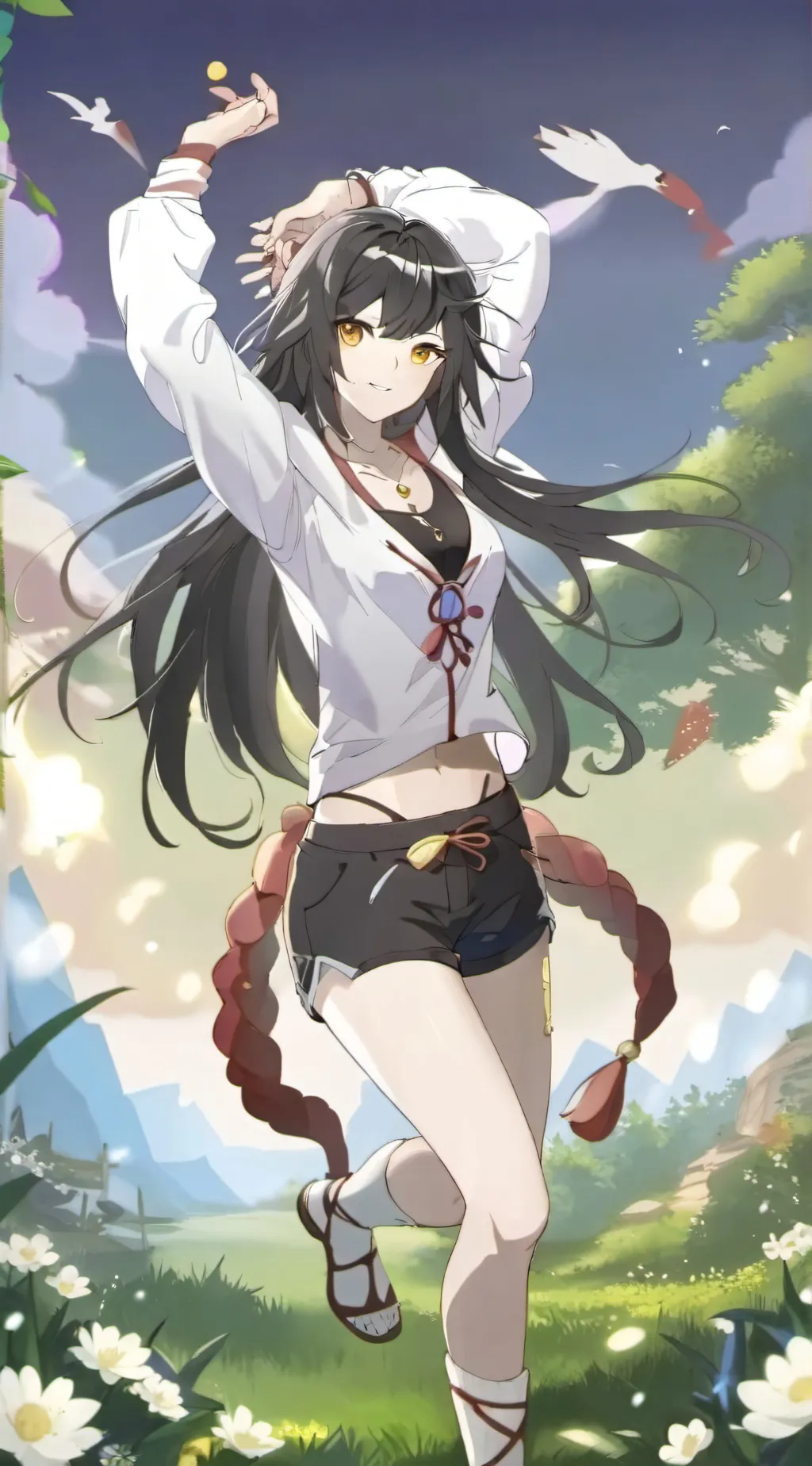 ai character: Leah background