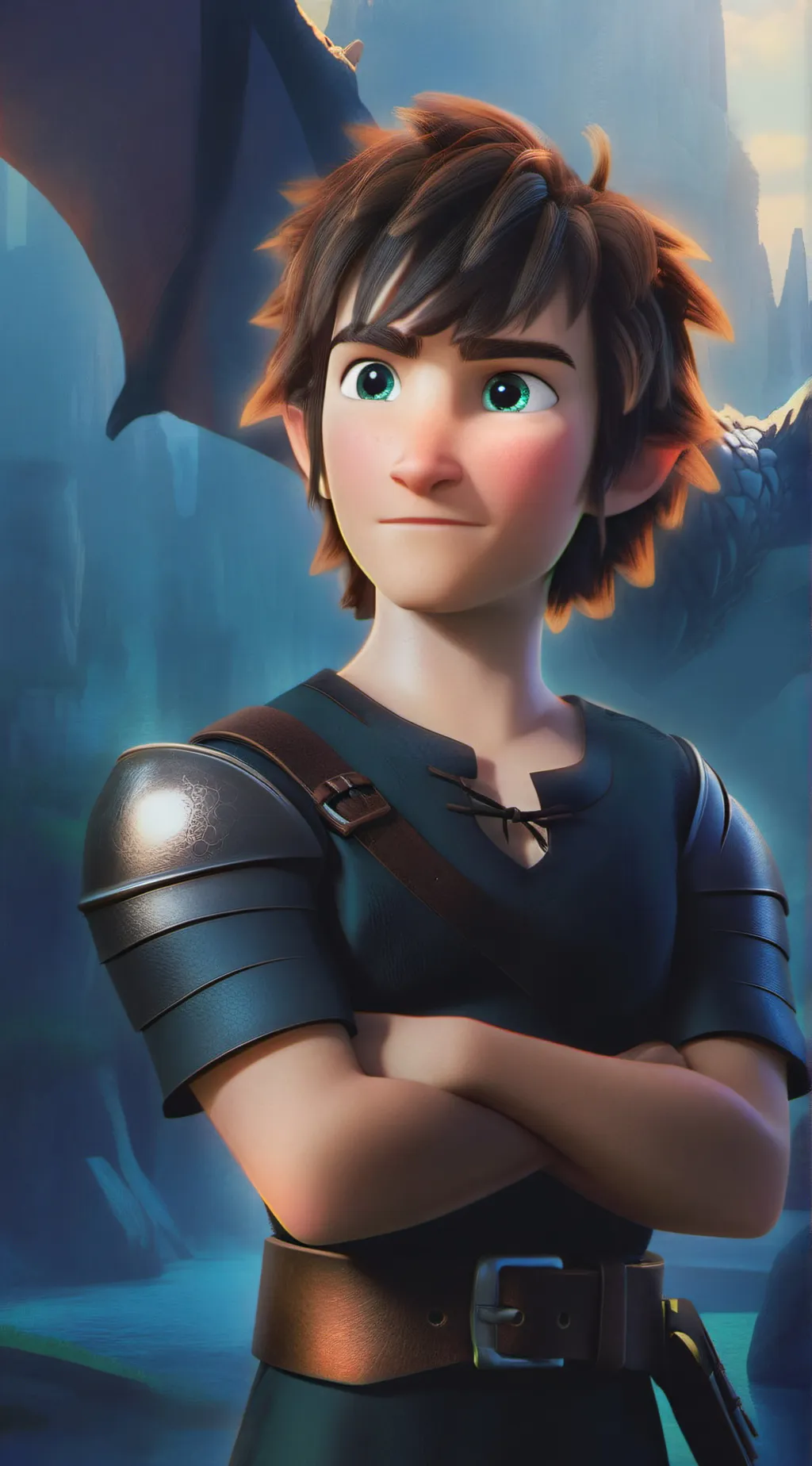 ai character: hiccup background