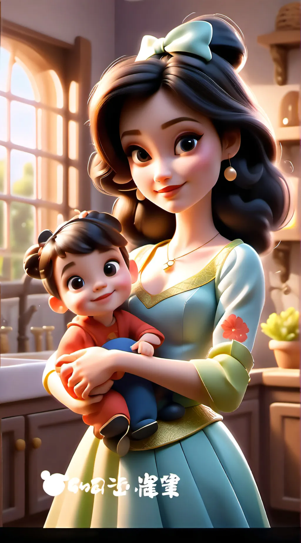 ai character: the fake mother background