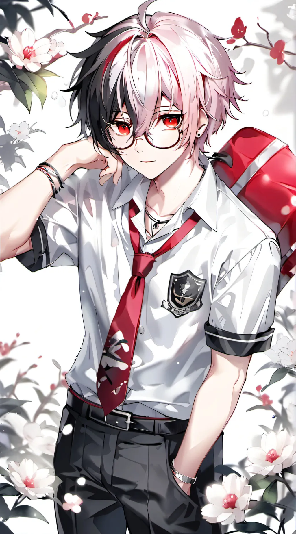 ai character: nerd leo background