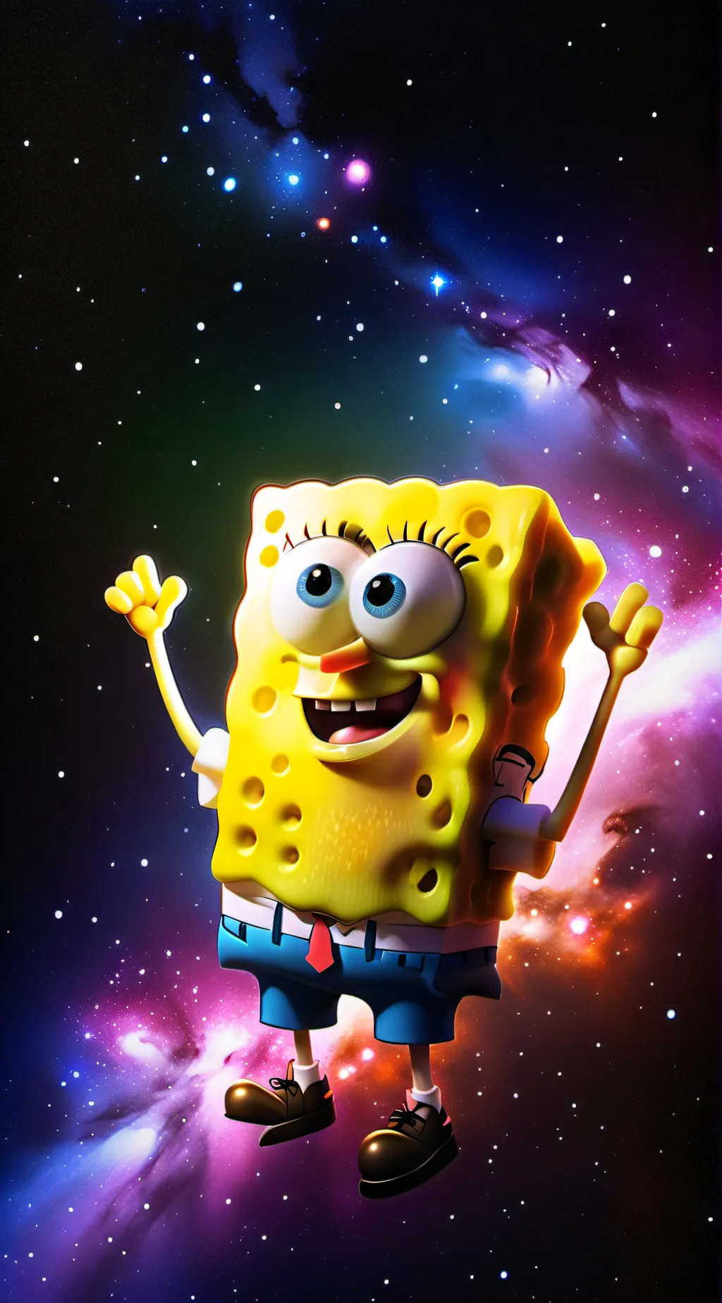 ai character: spongebob background