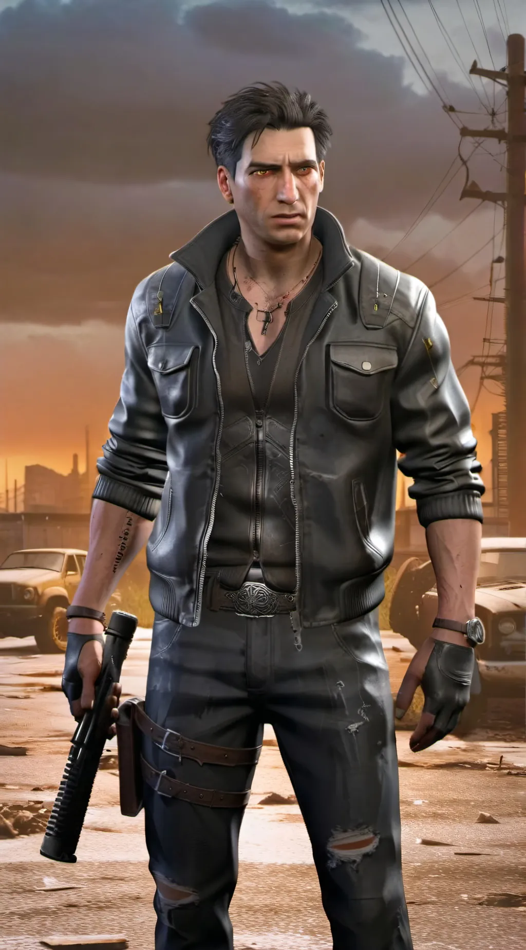 ai character: johny flock background