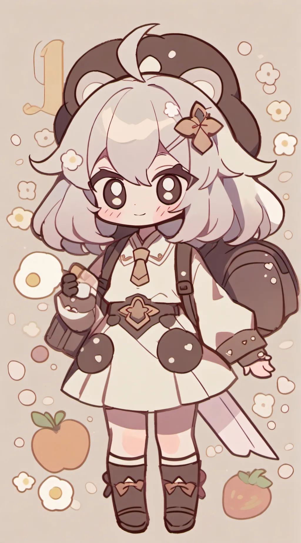 ai character: Bear background
